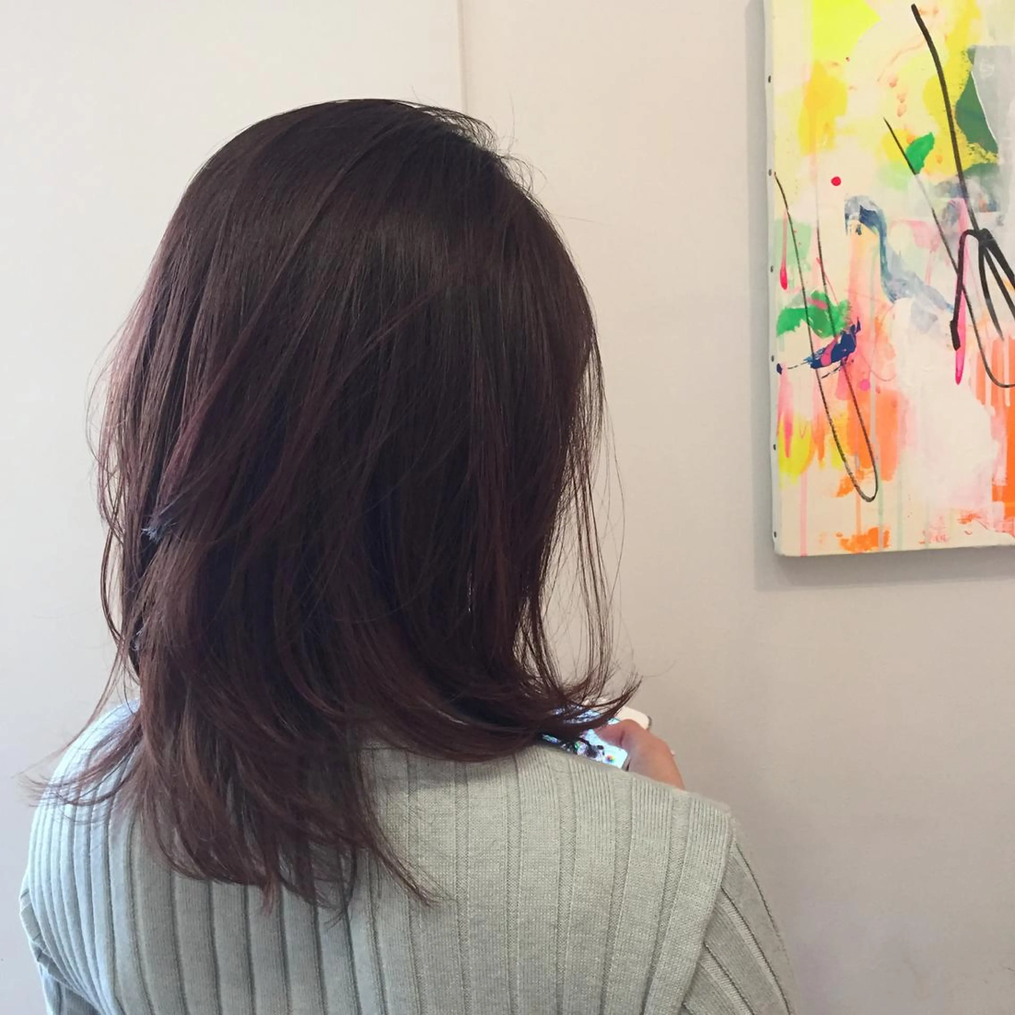 ミディアム カラー 💘透明感カラー💘 沖本 将宏のヘアスタイル