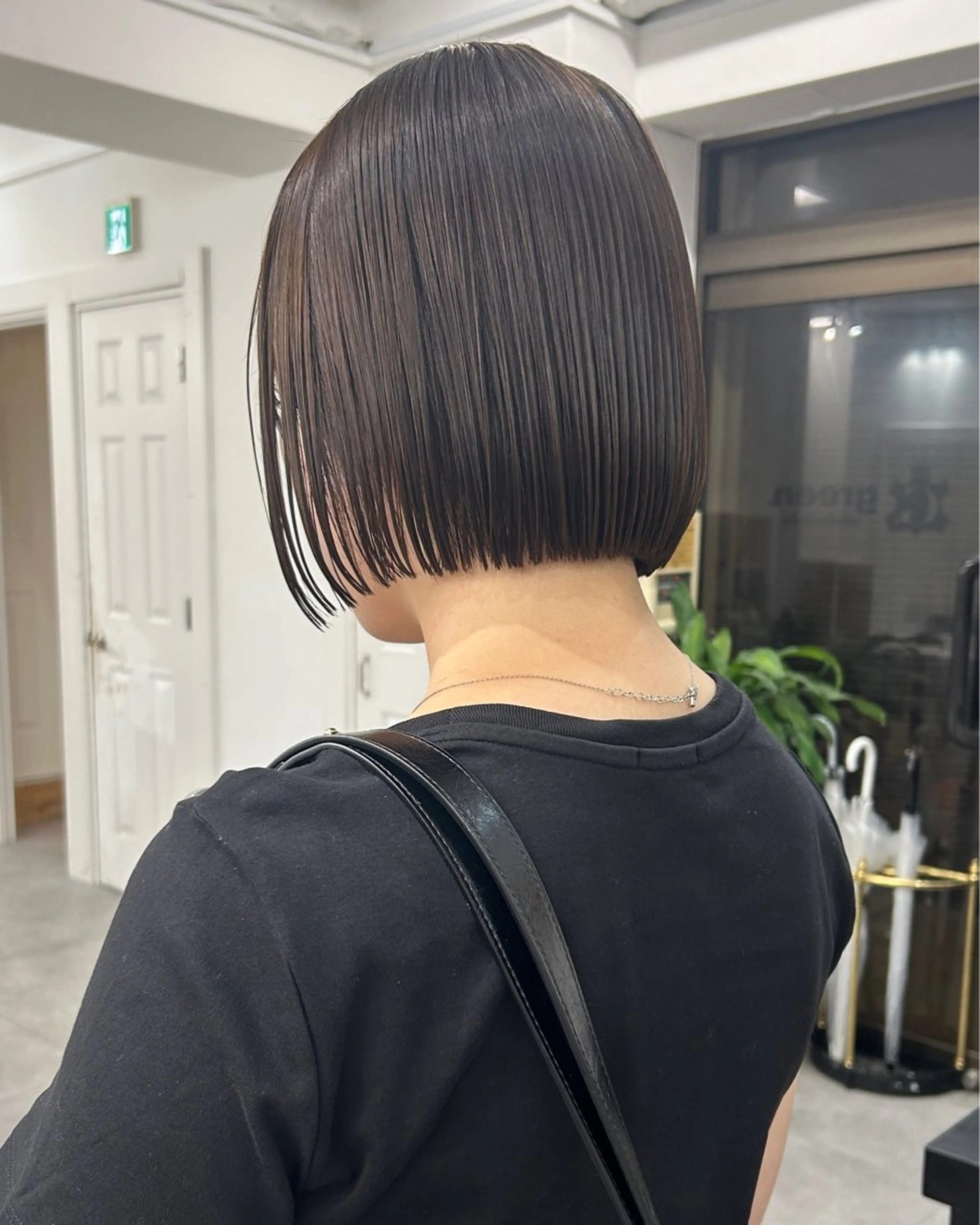 ミディアム カラー カット ヘアカラー トリートメント レイヤーボブ/ 艶カラー/サナ🌼のヘアスタイル