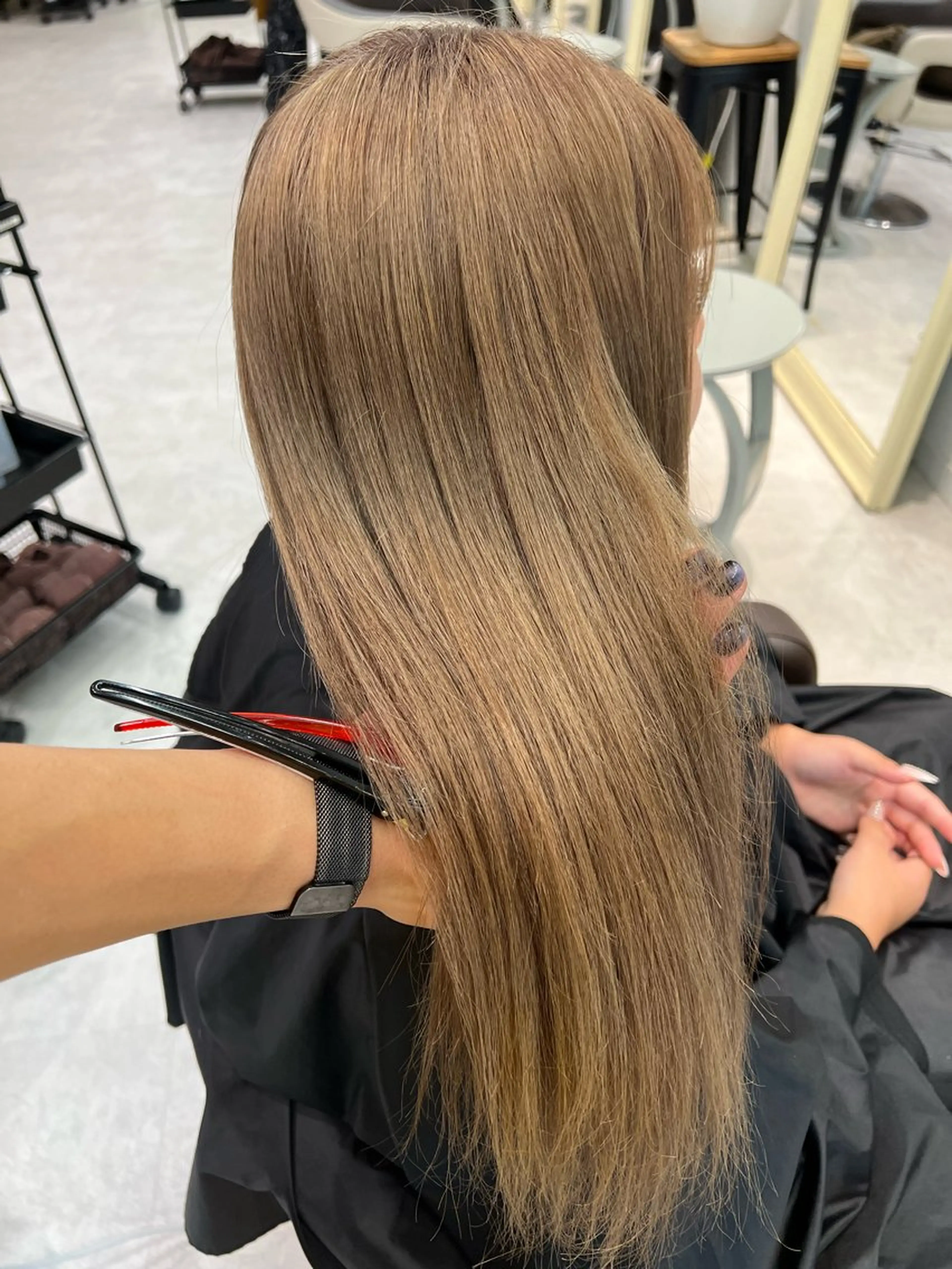 セミロング カラー カット ヘアカラー トリートメント 🍀お悩み改善憧れの 美髪 小林風雅のヘアスタイル