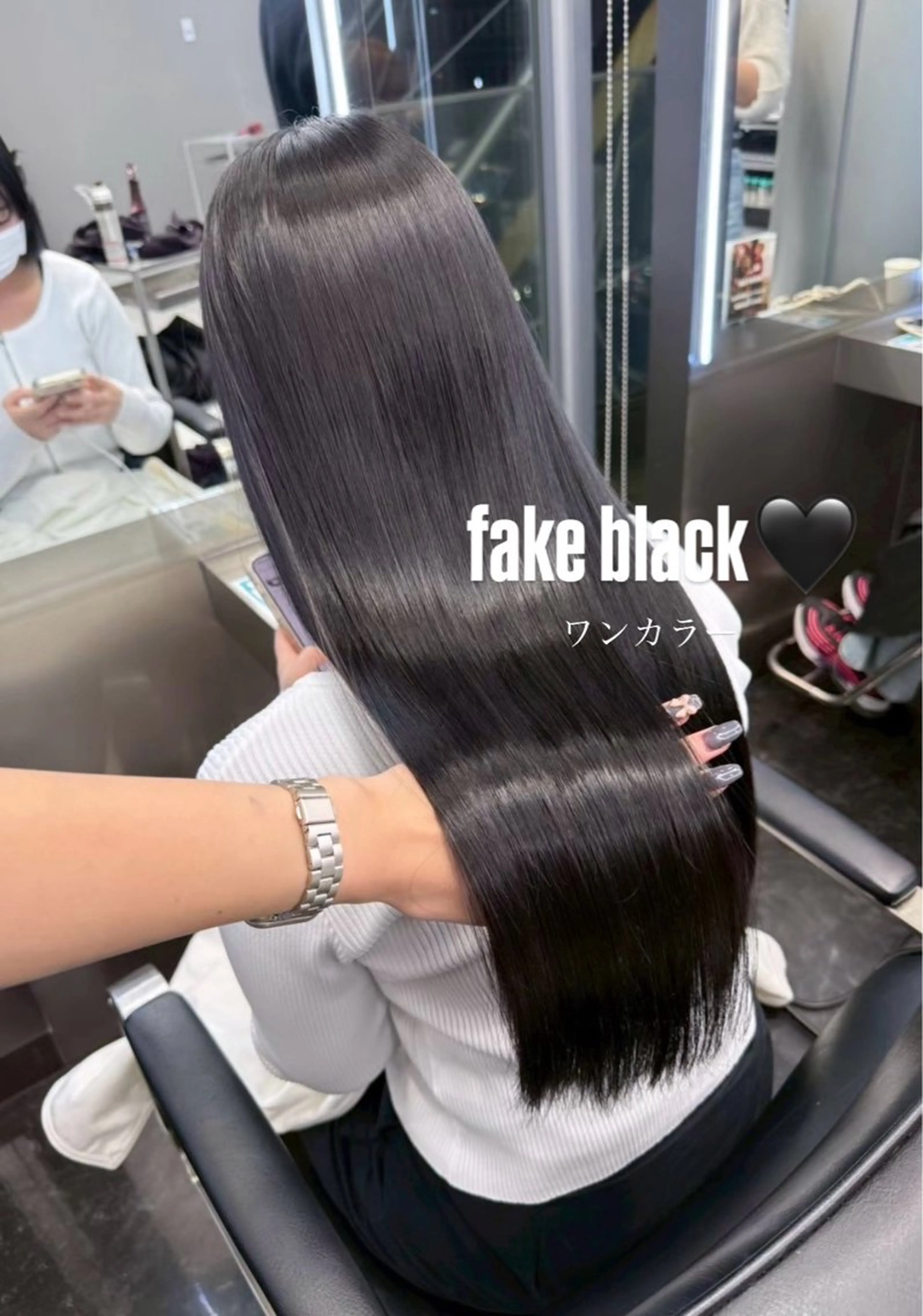 【当日限定価格】 透明感カラー➕メンテナンスカット✂️➕韓国発祥ケアトリートメント🎀の写真