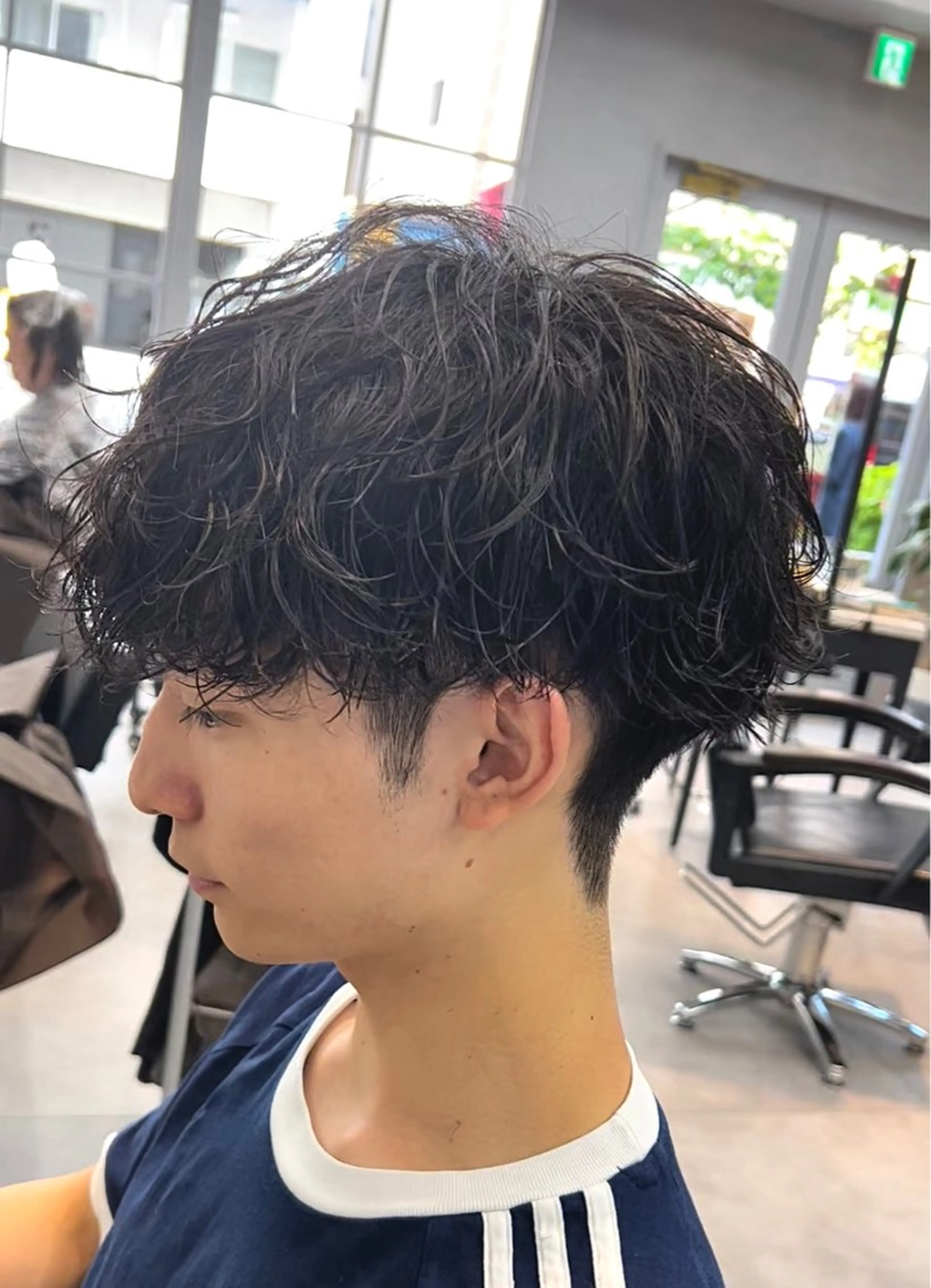 ショート パーマ メンズ カット パーマ 🦩パーマン🦩佐藤 航太のヘアスタイル