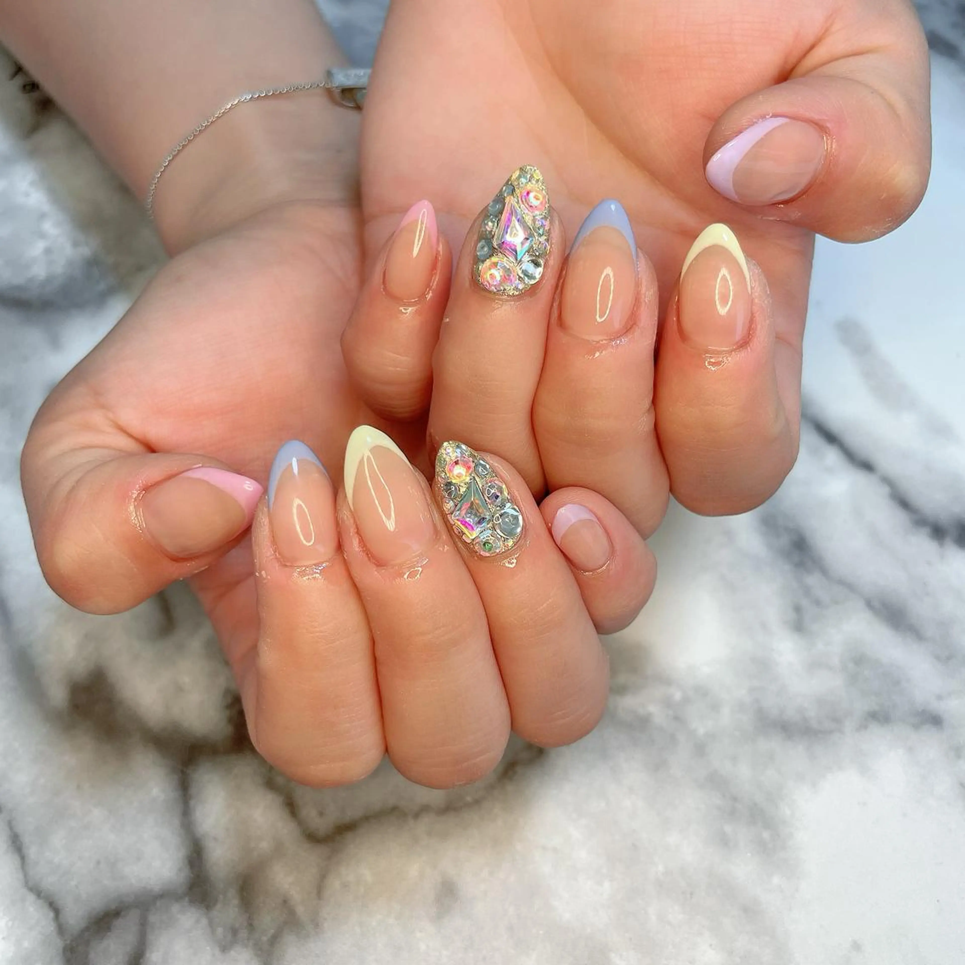 ネイル フレンチネイル ハンドネイル Kayo 💅のネイルデザイン