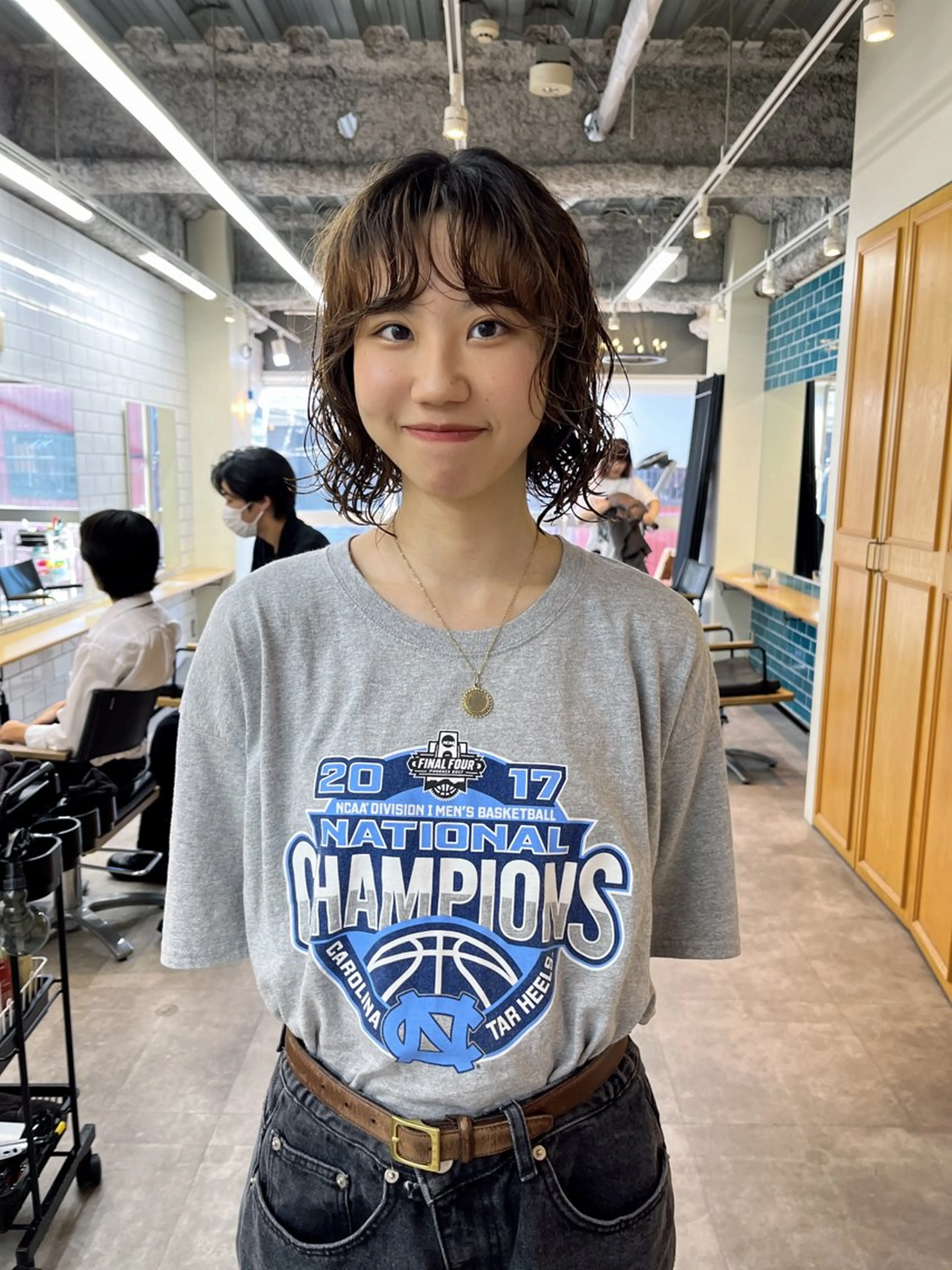 ショート パーマ カット パーマ KOKI/ ボブ/ パーマ/透明感カラーのヘアスタイル