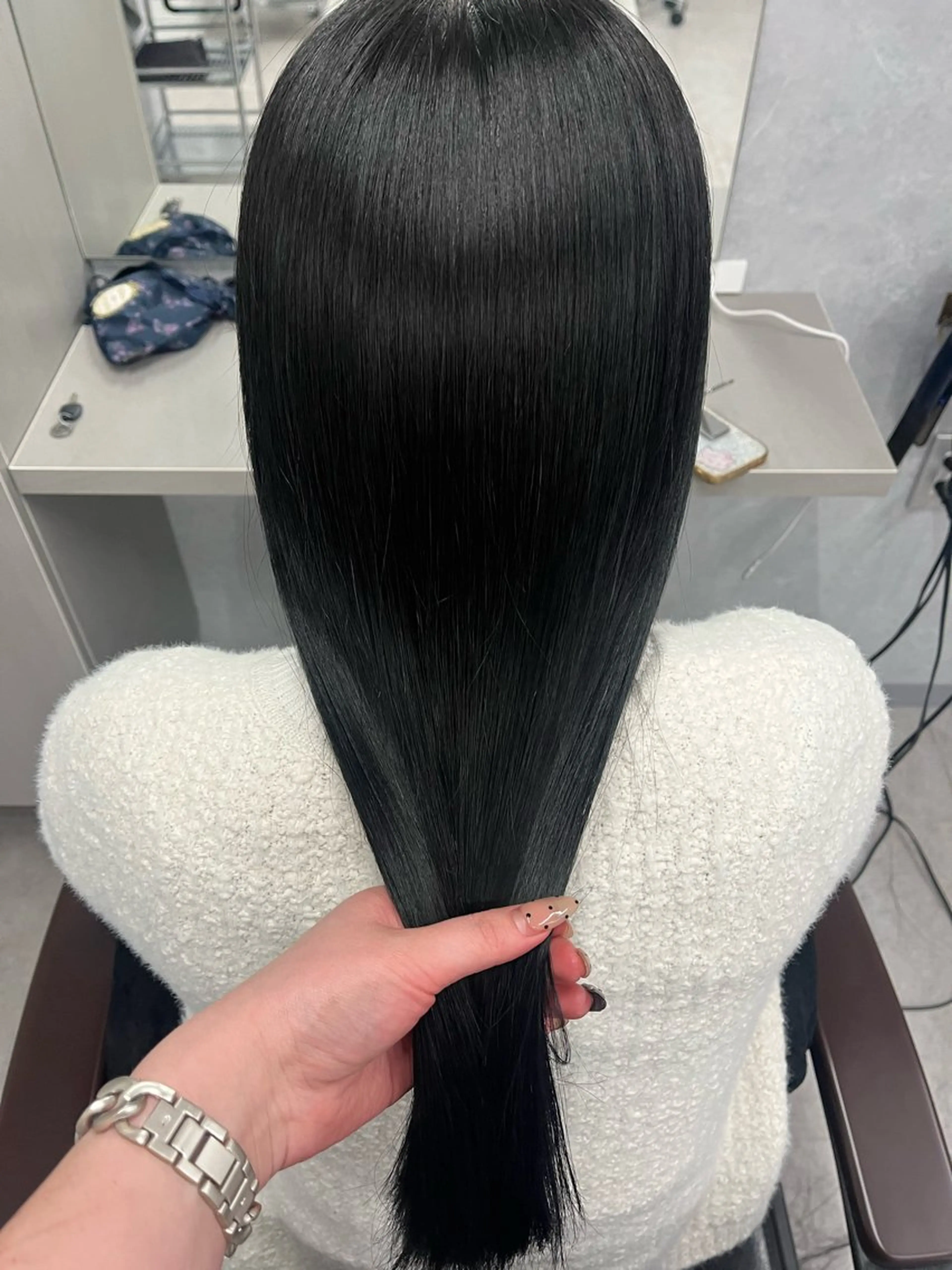 カット+縮毛矯正の写真