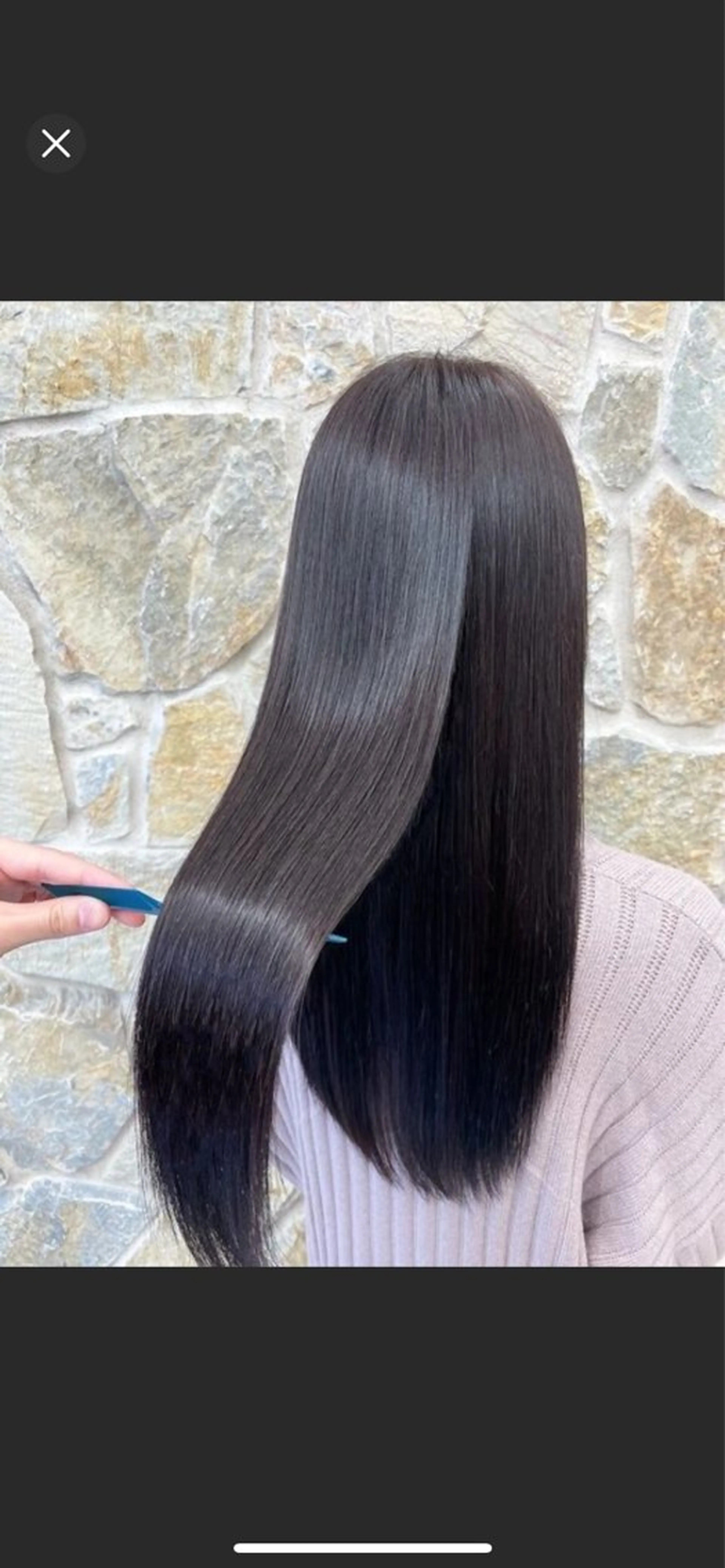 ロング 梶 久菜乃のヘアスタイル