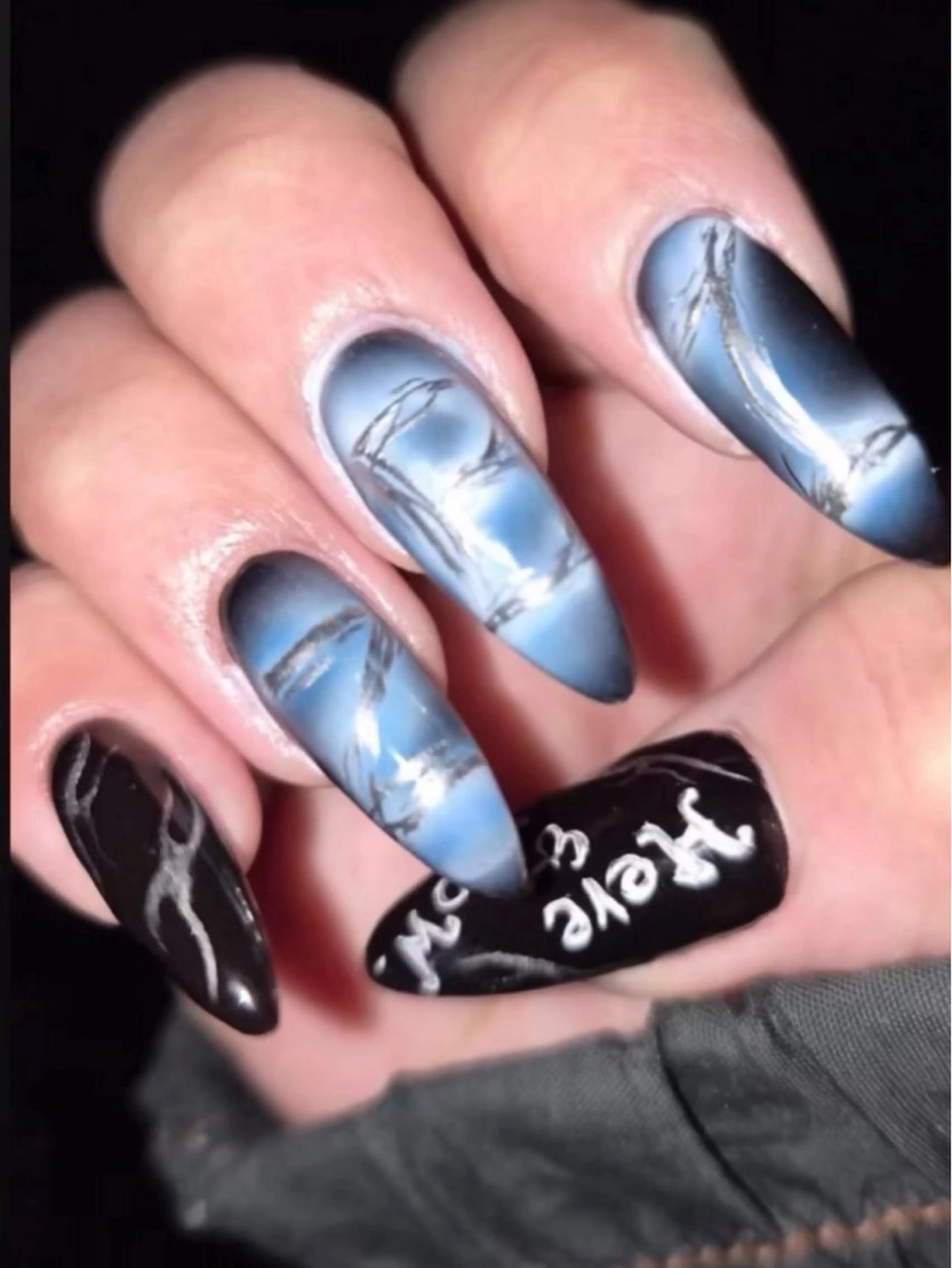 ネイル ハンドネイル nano/きもかわ nail🐬🫧のネイルデザイン