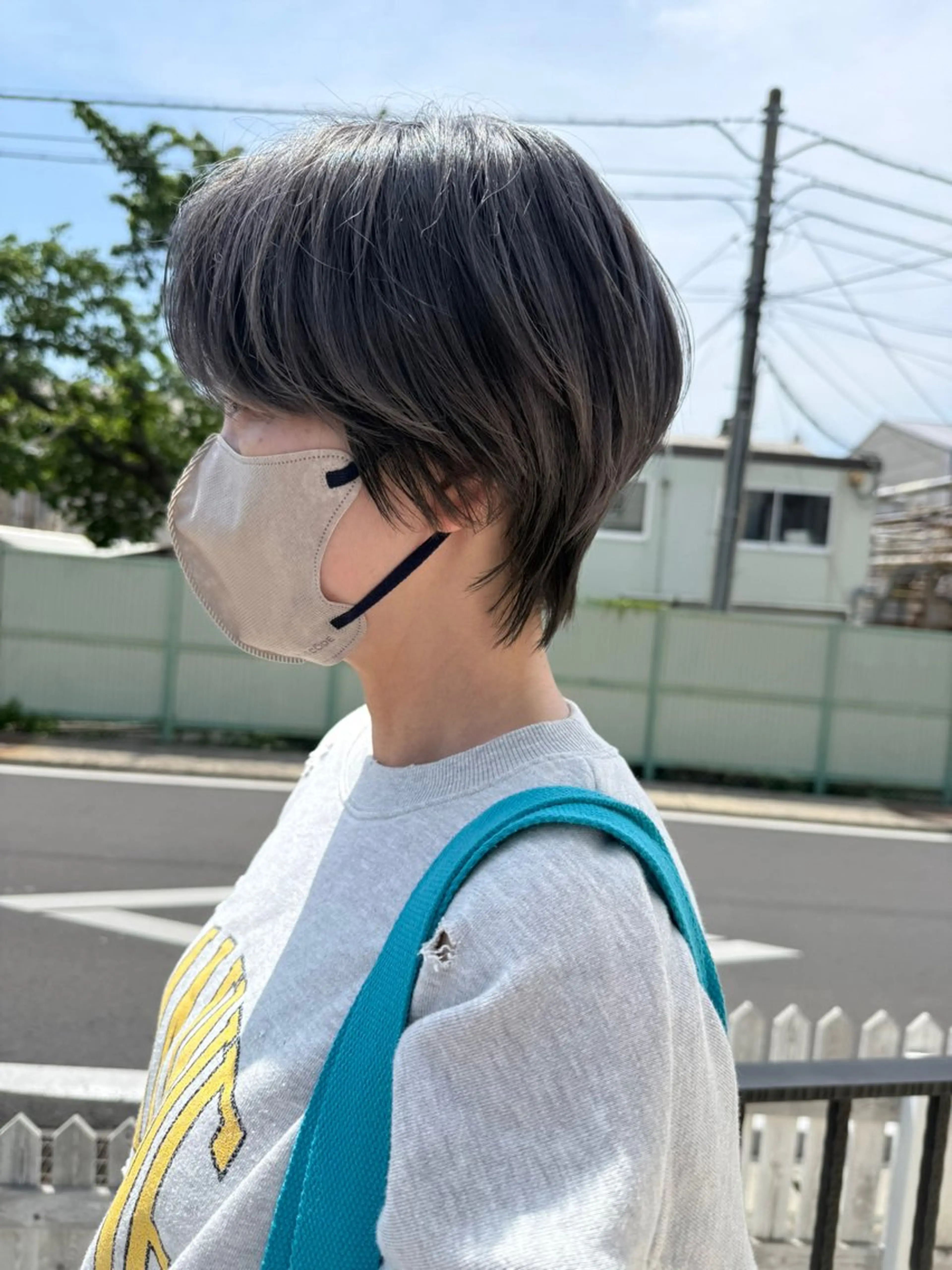 ショート カラー カット ヘアカラー トリートメント キノシタ マユのヘアスタイル