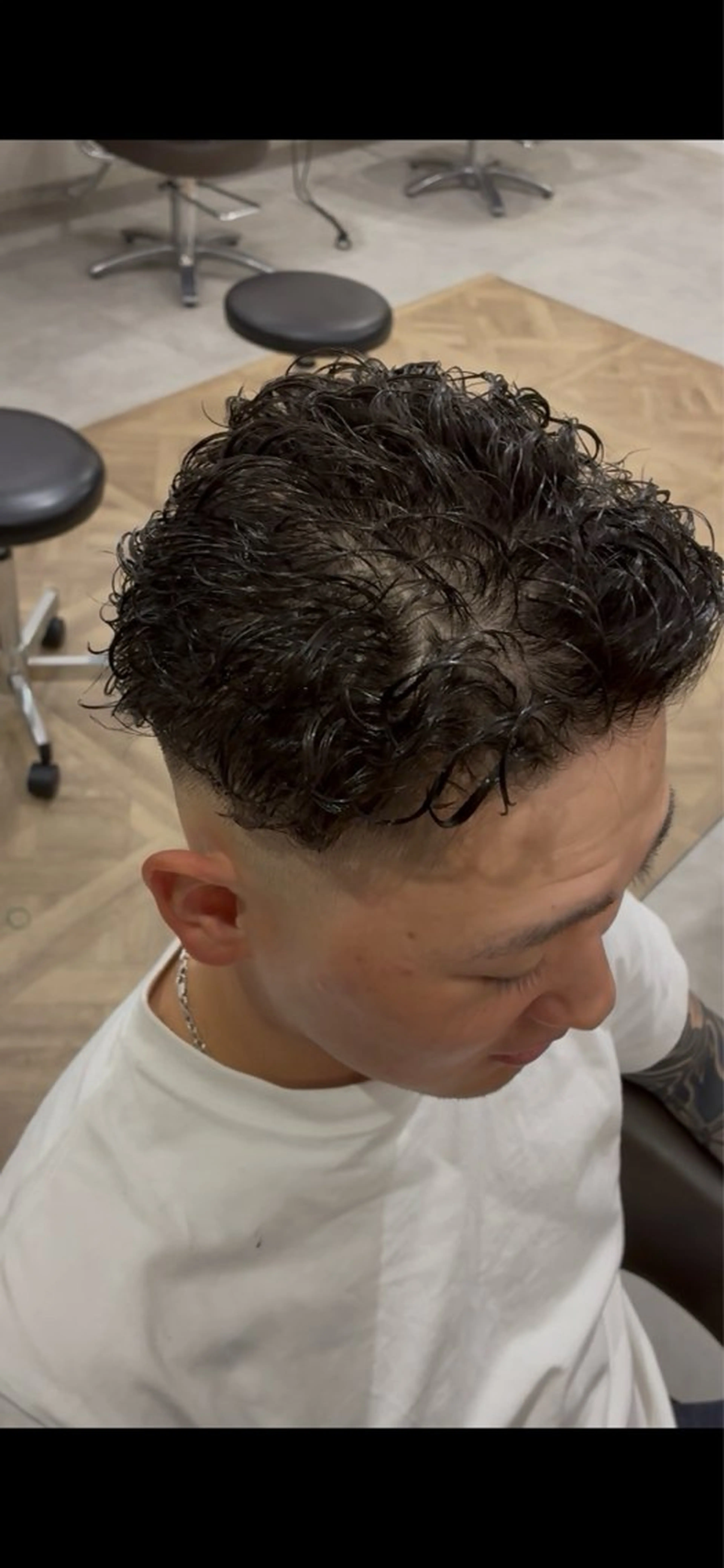 パーマ メンズ カット パーマ メンズ特化 DAICHIのヘアスタイル