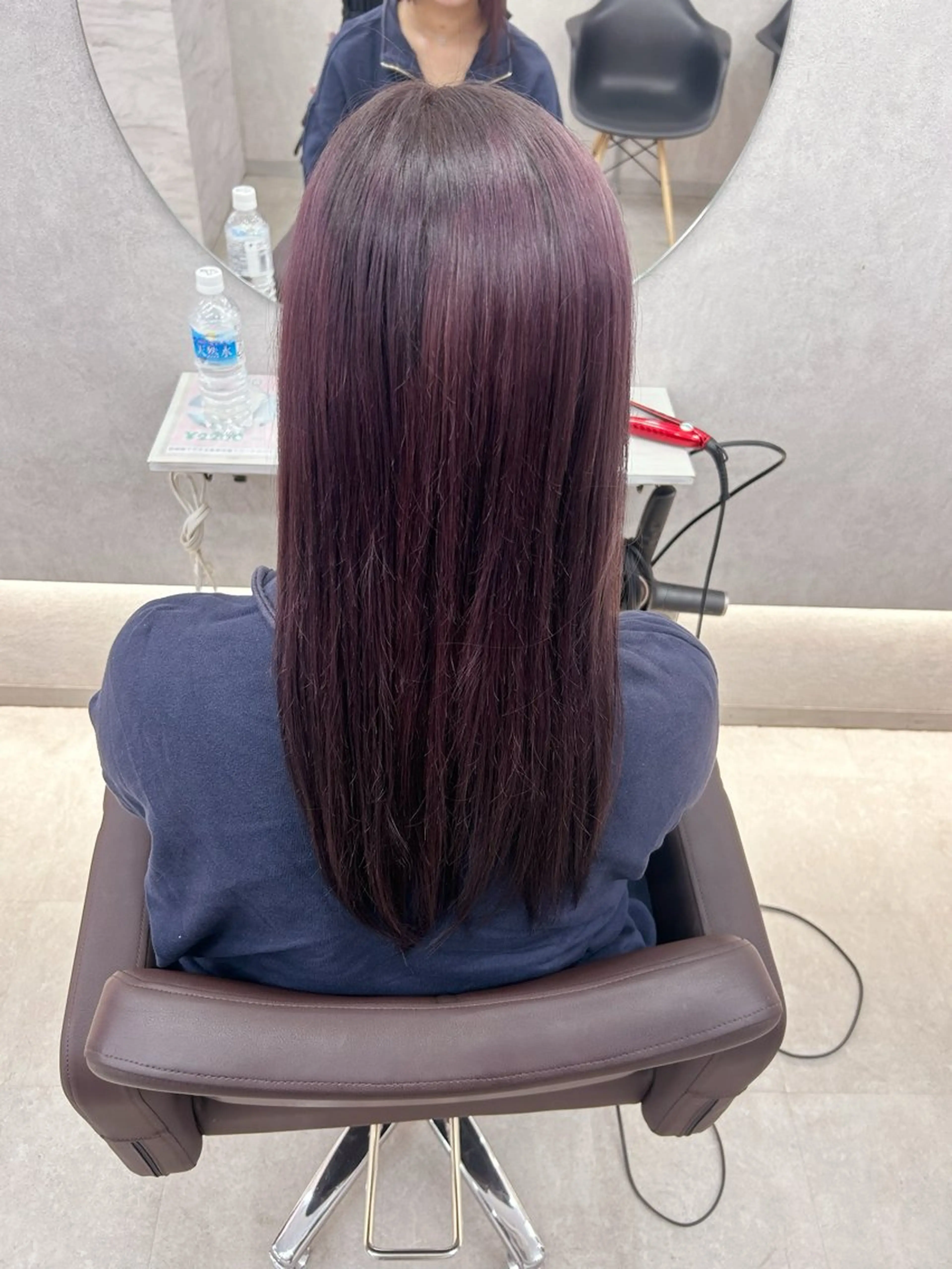 セミロング カラー ラベンダーカラー ラベンダーピンク ピンクカラー 町田 玲奈⏦ﾟ♡︎のヘアスタイル