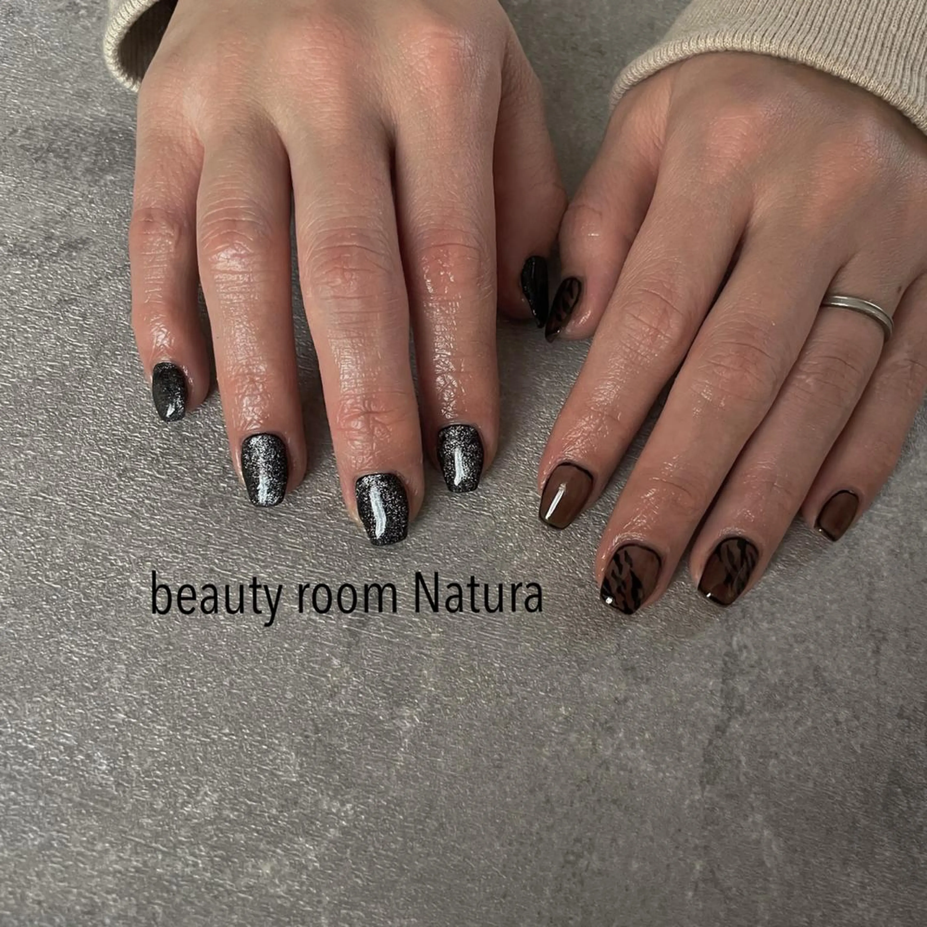 ネイル アイブロウ beautyroom Naturaのネイルデザイン