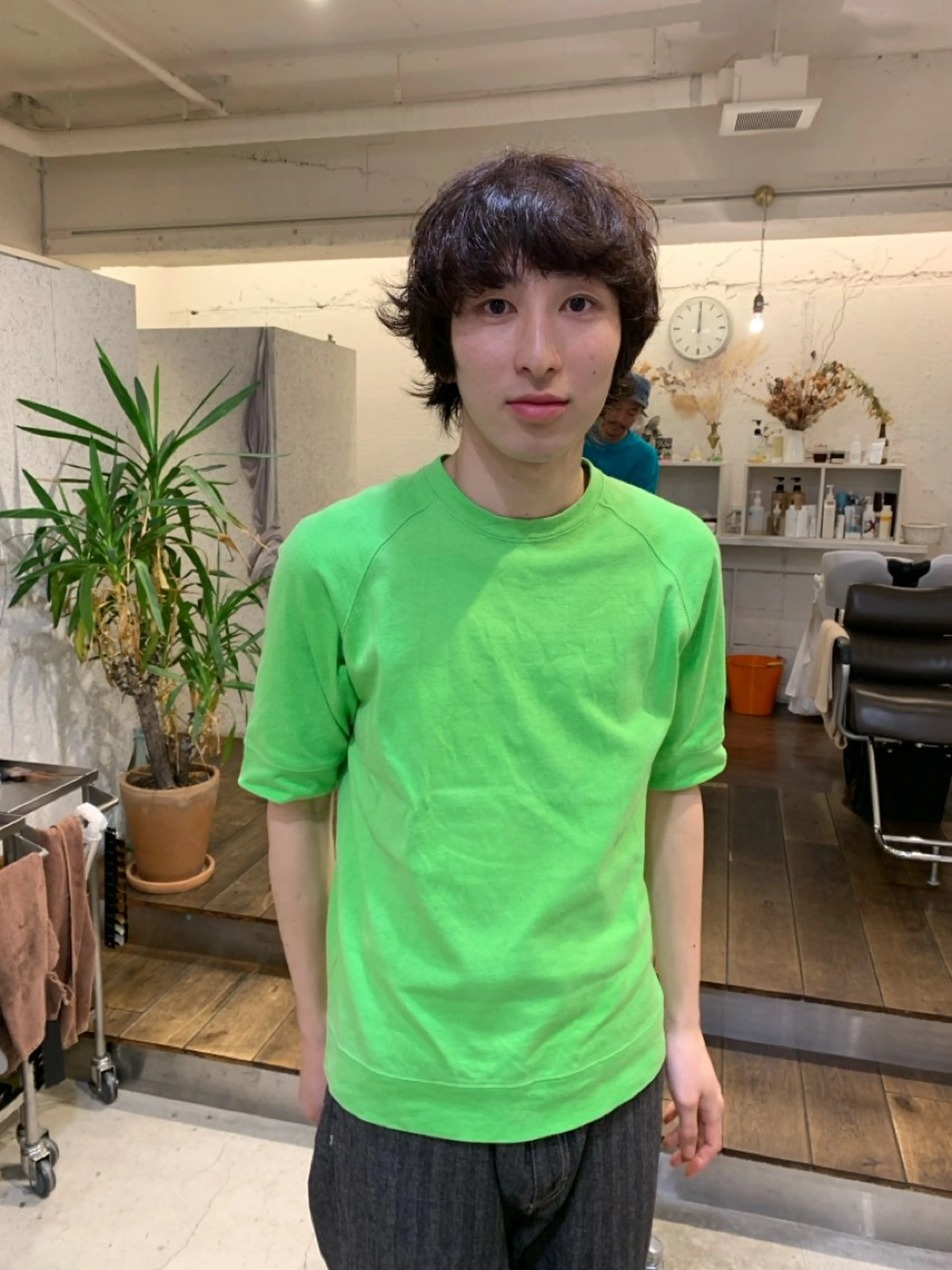 カット+ダウンパーマ　ナチュラルの写真