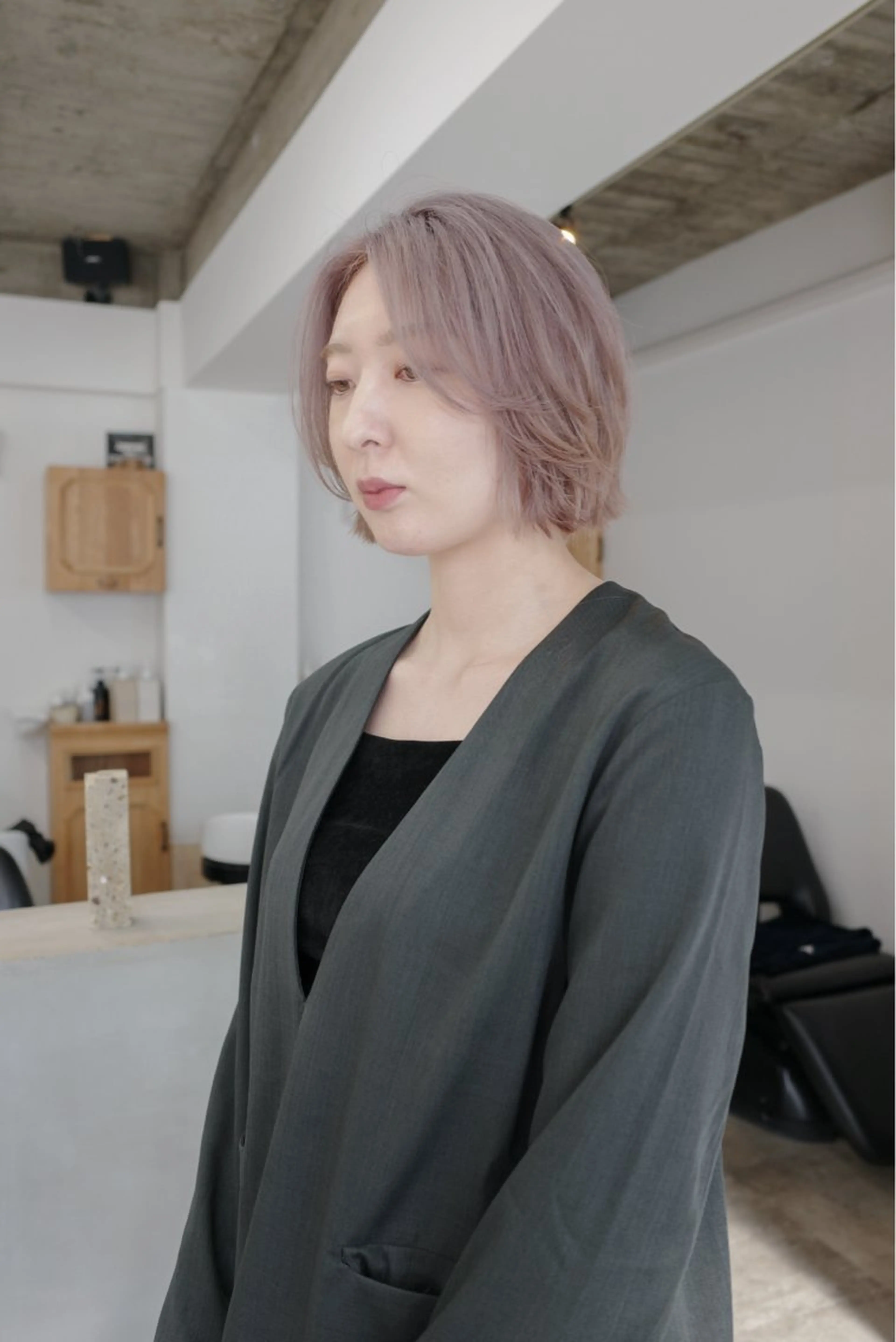 ショート カラー ピンクカラー カット ヘアカラー トリートメント palve/レイヤー /パーマ/熊谷翔のヘアスタイル