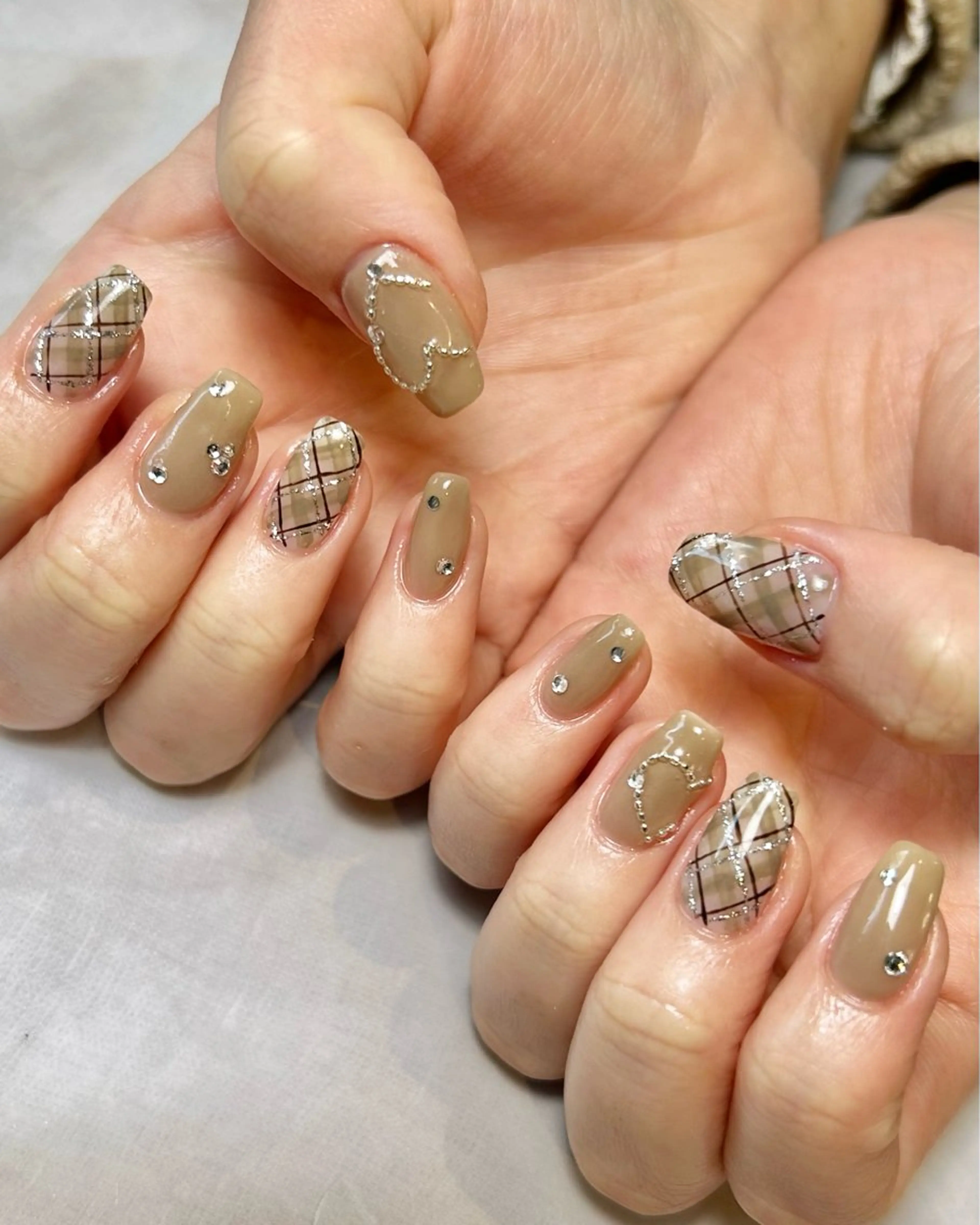 ネイル ガーリー 持ち込み ハンドネイル Reflection marikoのネイルデザイン