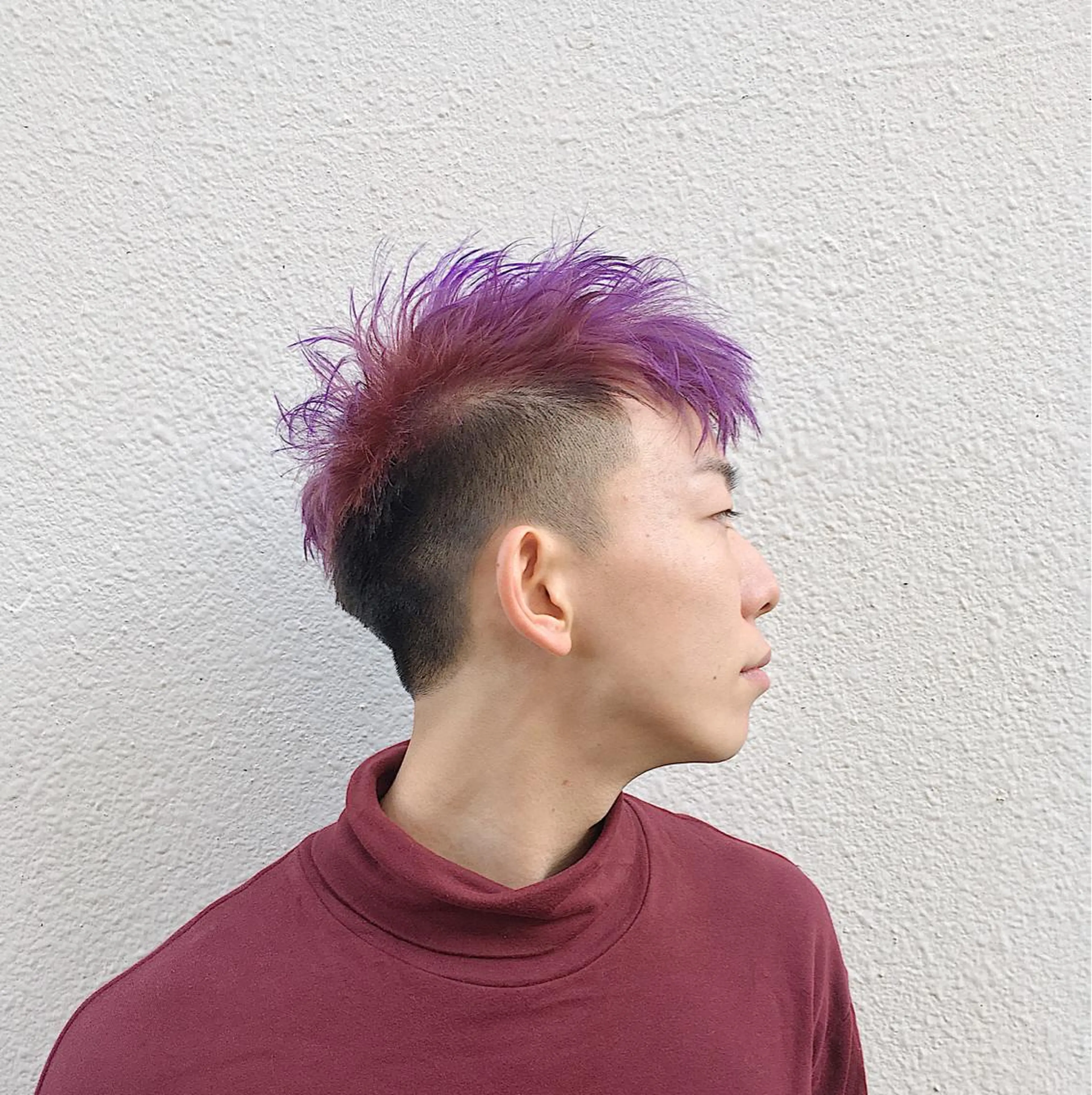 カラー メンズ モヒカン メンズサロン rootのヘアスタイル