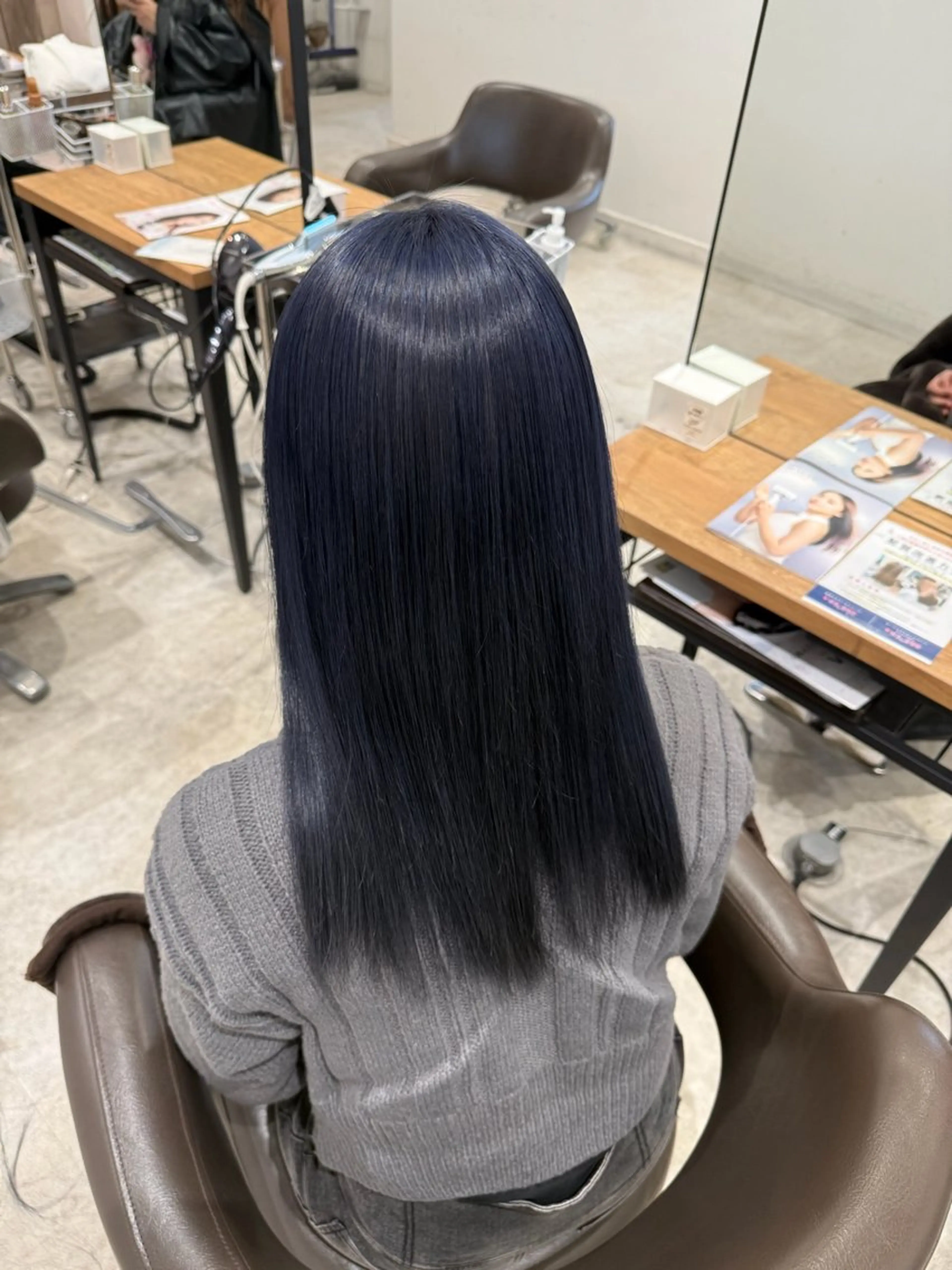 セミロング カラー Lee天王寺 Rinのヘアスタイル