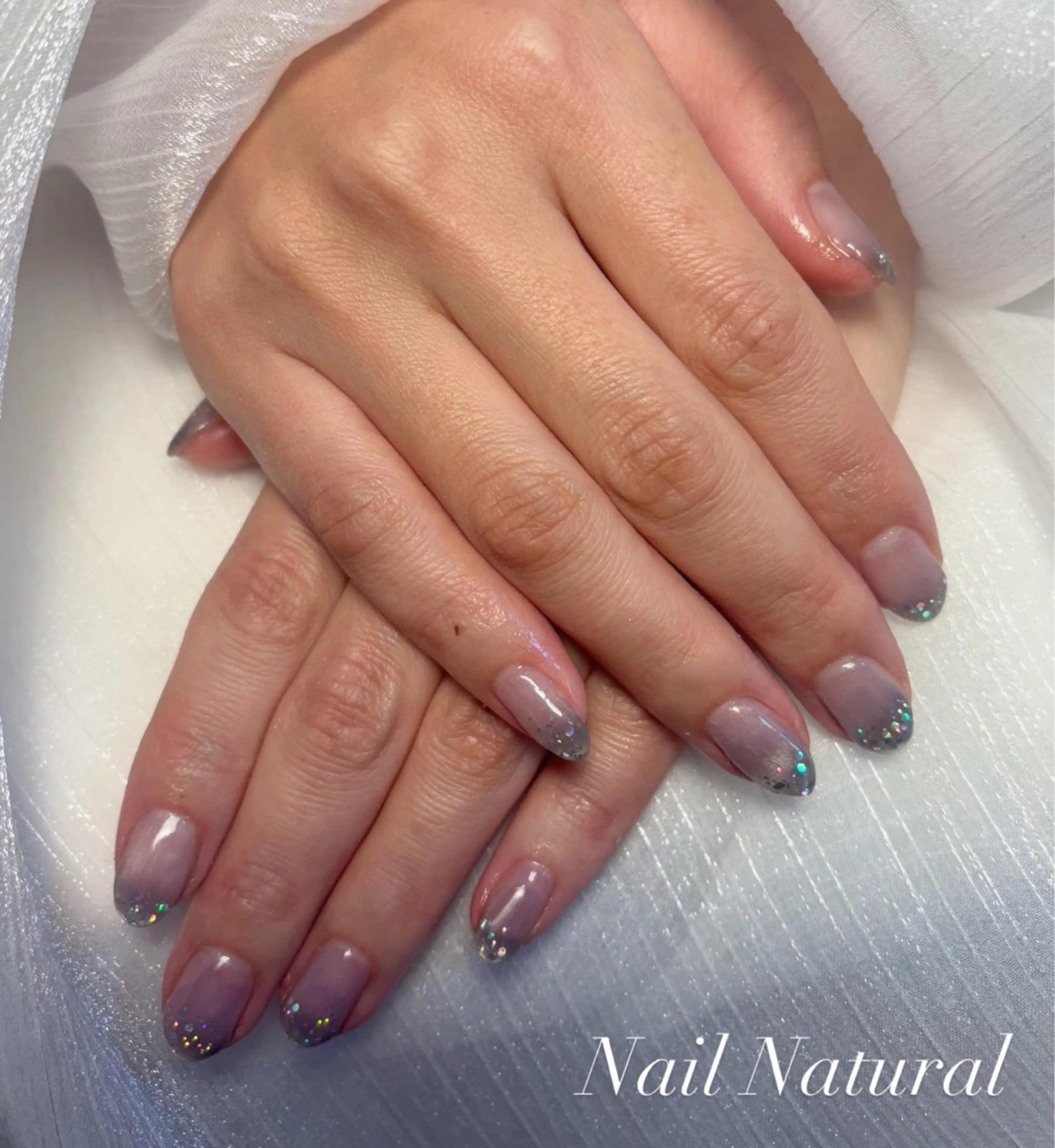ネイル グラデーション ラメ(グリッター) マグネットネイル ハンドネイル Nail salon Natulalのネイルデザイン