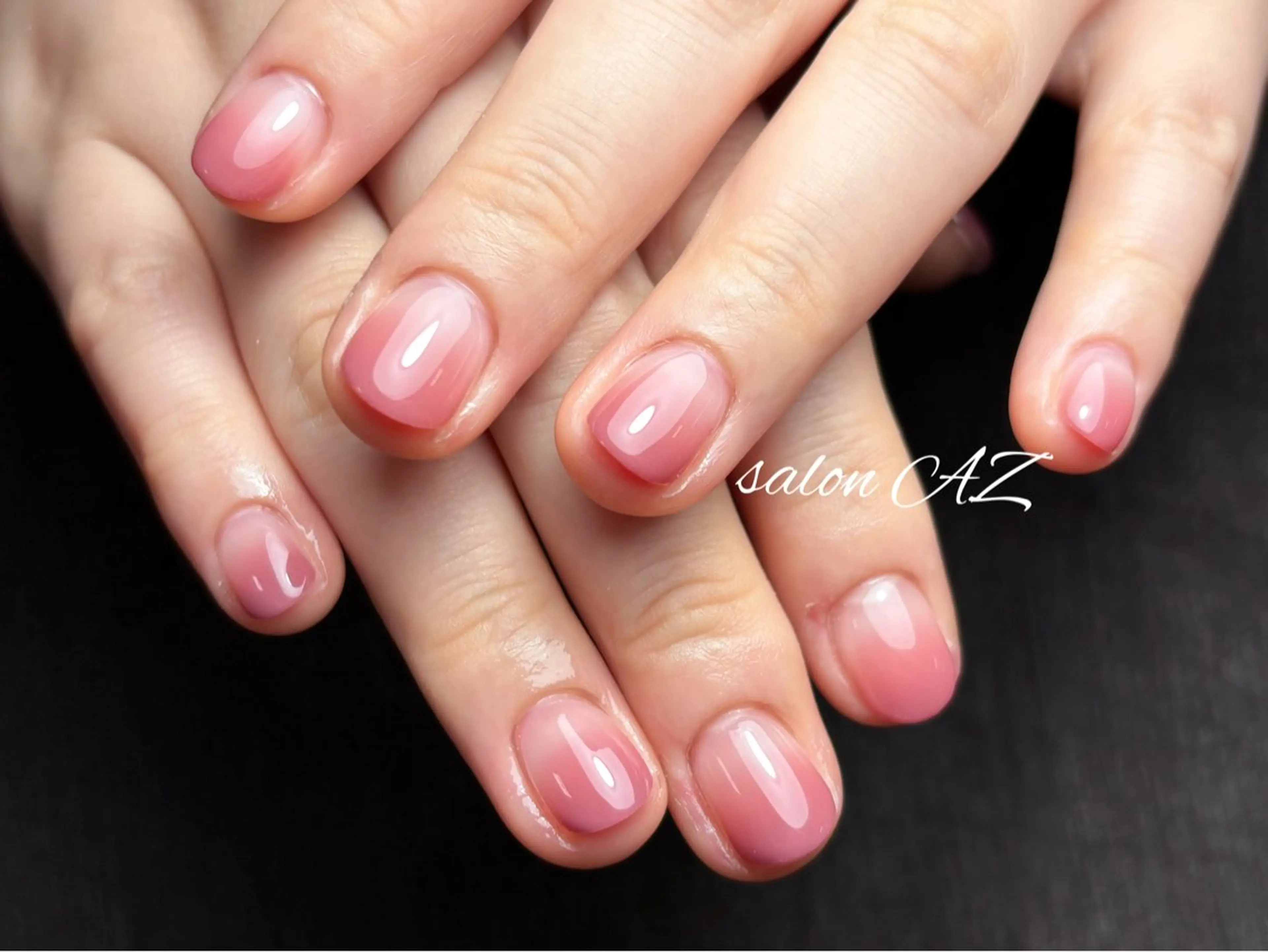 ネイル アートネイル 長さ出し フットネイル フレンチネイル ジェルネイル salon AZのネイルデザイン