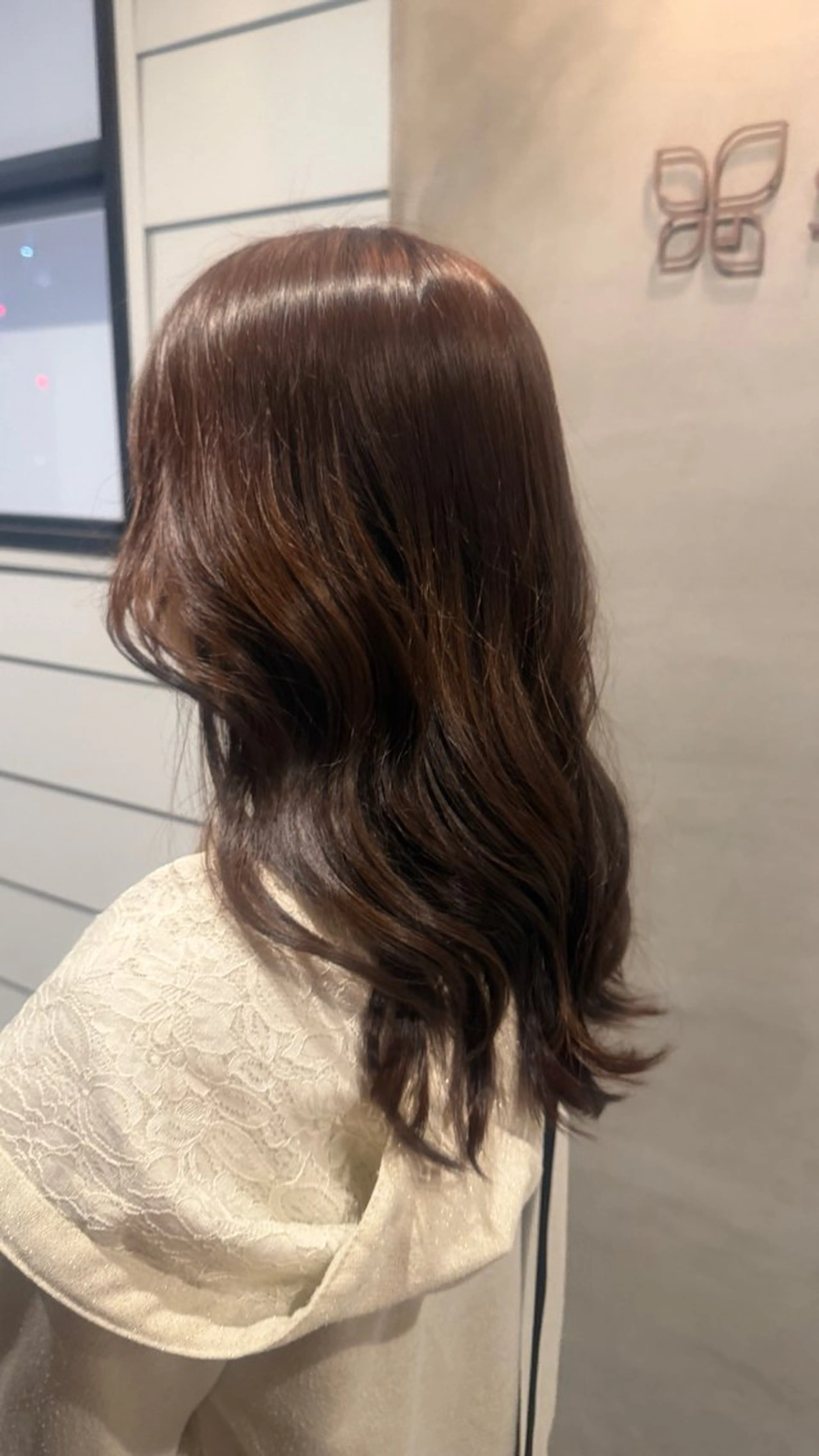 セミロング ヘアカラー 久光 亜寿花のヘアスタイル