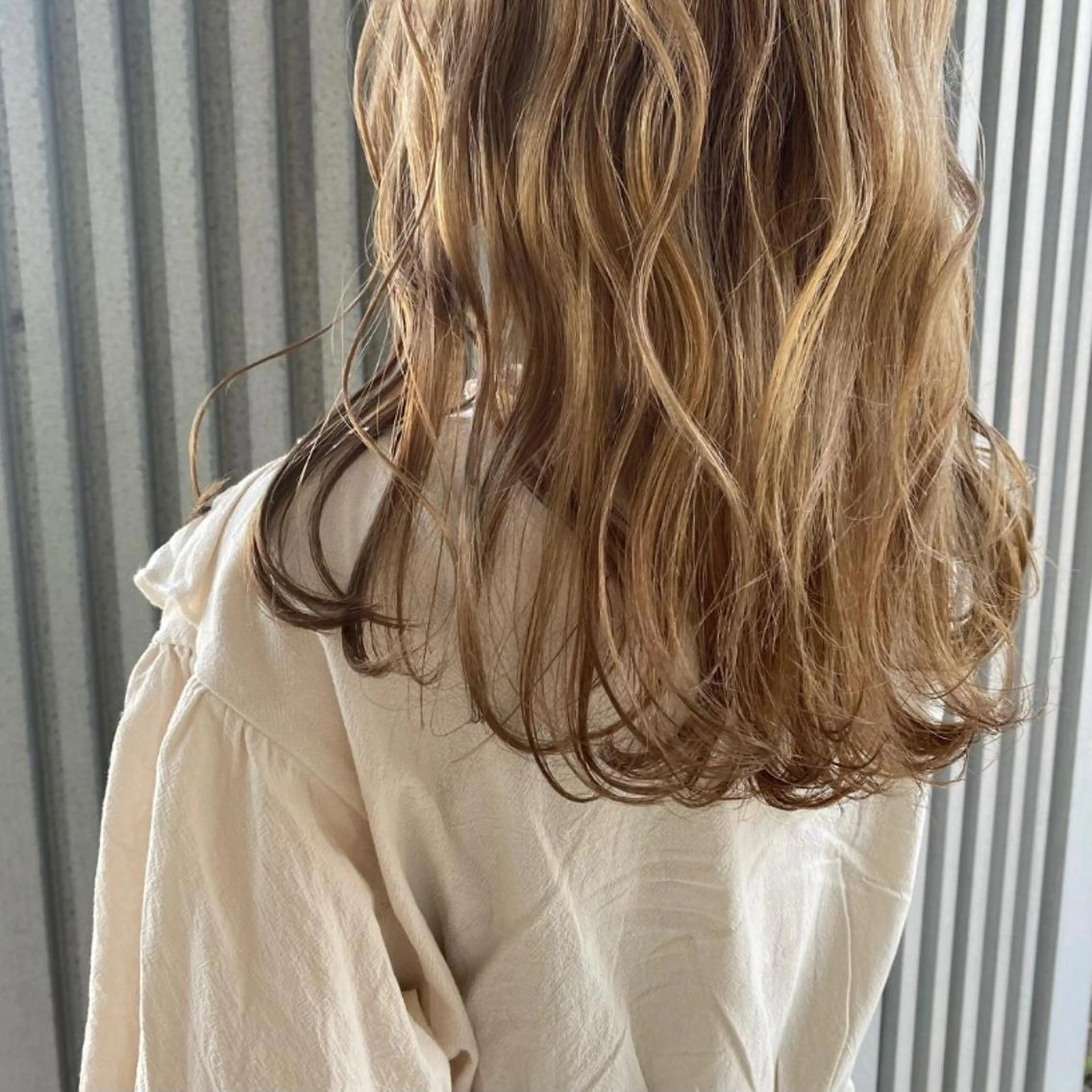 セミロング カラー 髪質改善/韓国ヘア/ 赤み消し/sahoのヘアスタイル