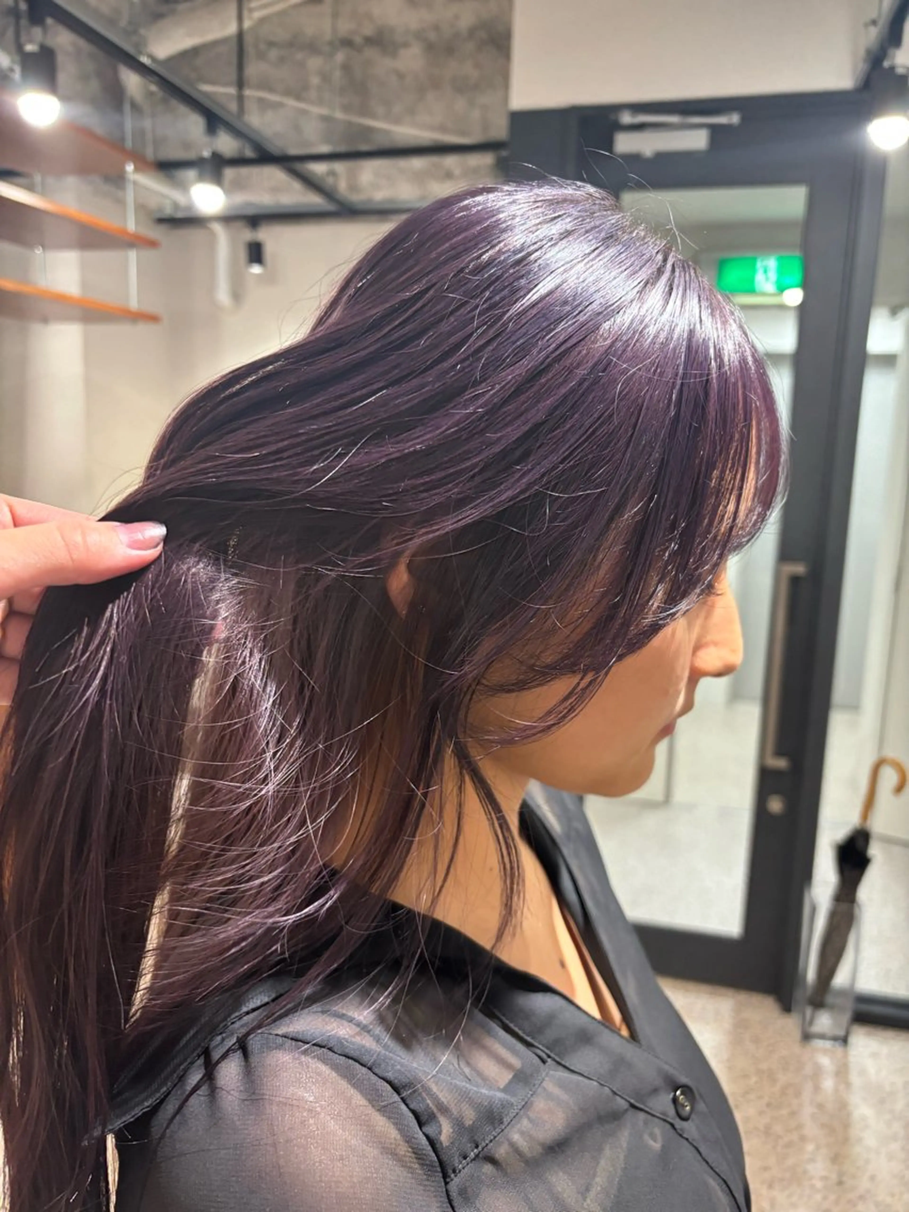 ロング カラー cinq所属・ハイトーン/ラベンダ ー/ yuina🪄のヘアスタイル