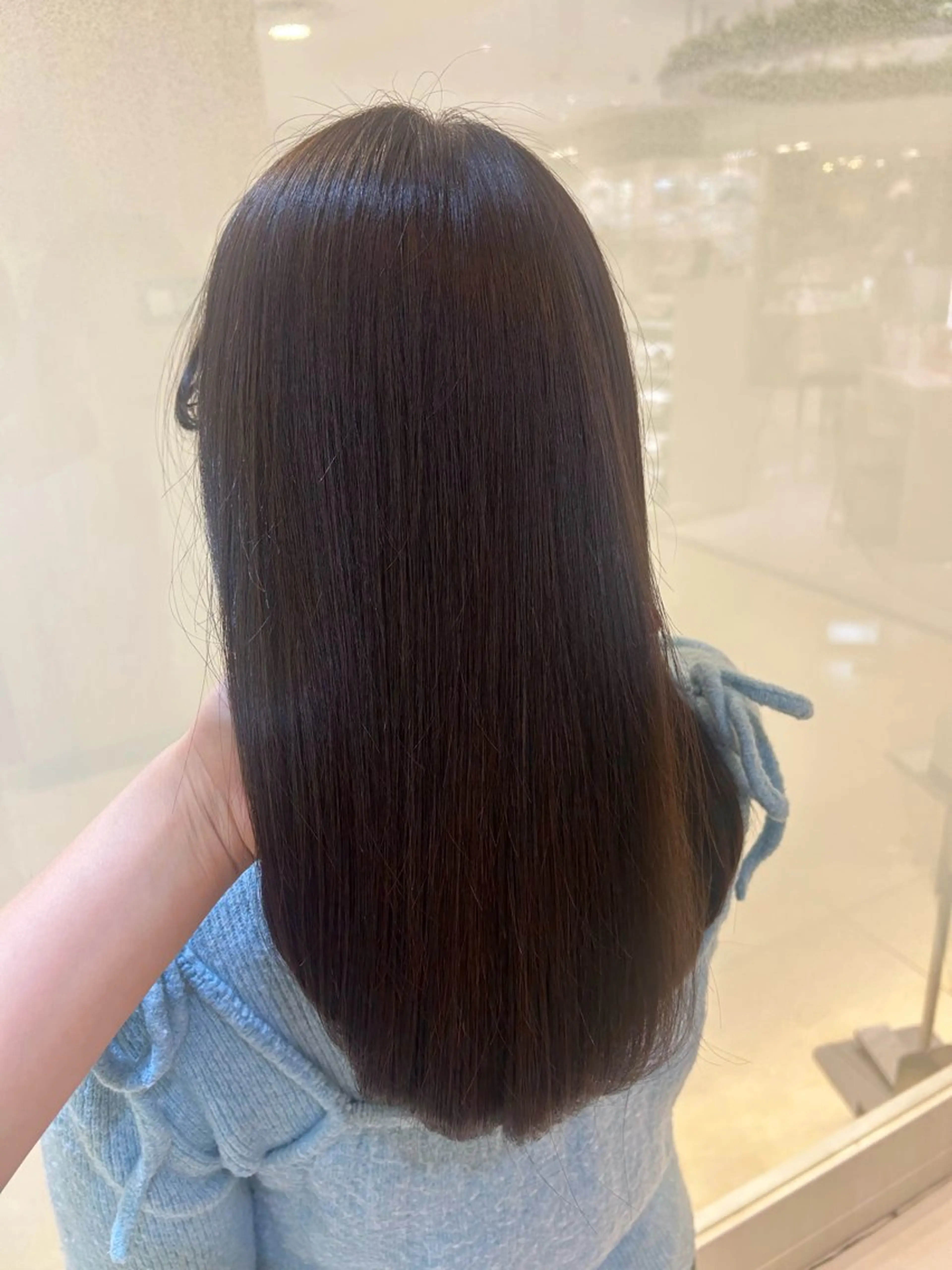 セミロング カラー カット ヘアカラー トリートメント 縮毛矯正/髪質改善/ 艶髪ササキナツミのヘアスタイル