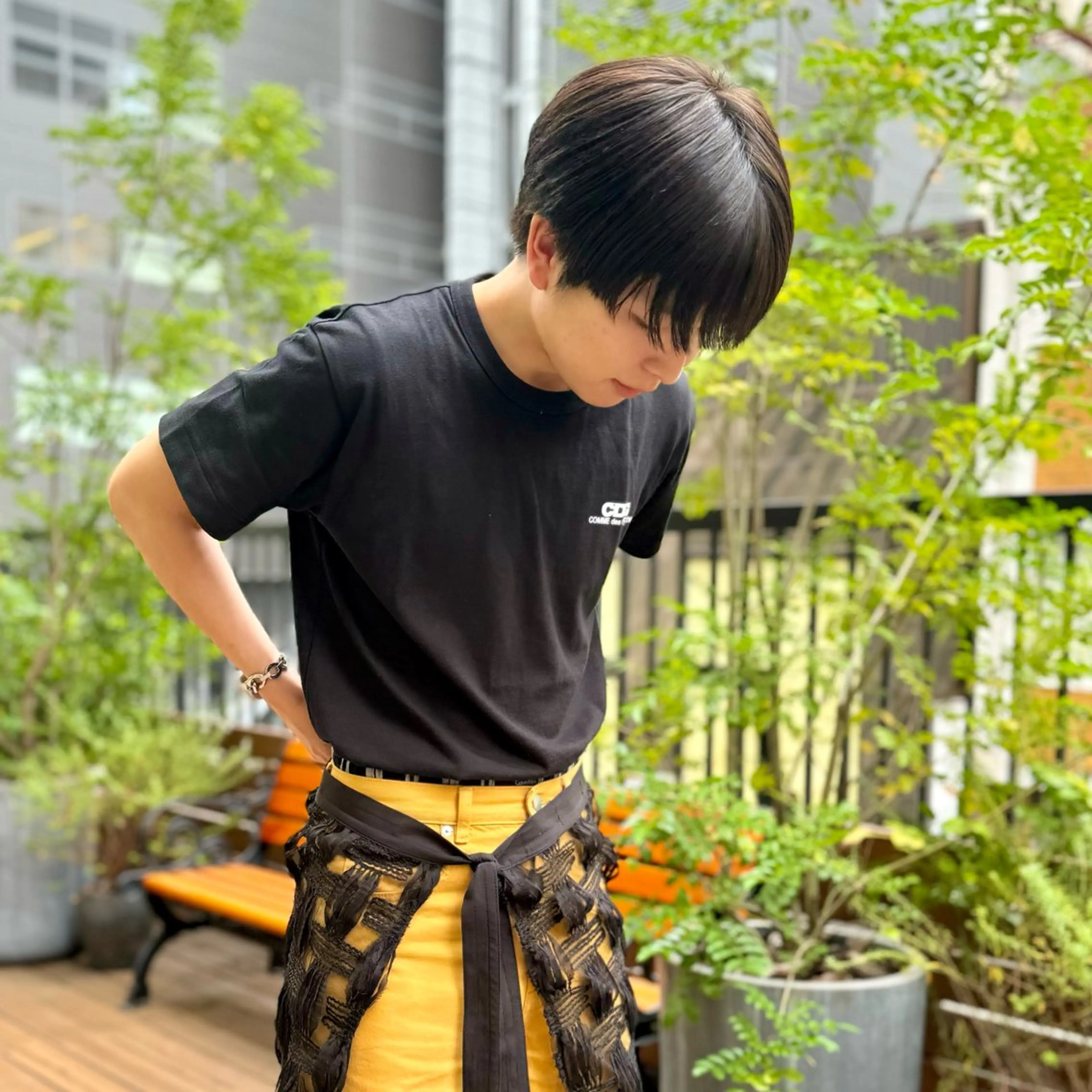 メンズ マッシュ シースルーマッシュ カット 丸山 航輝のヘアスタイル