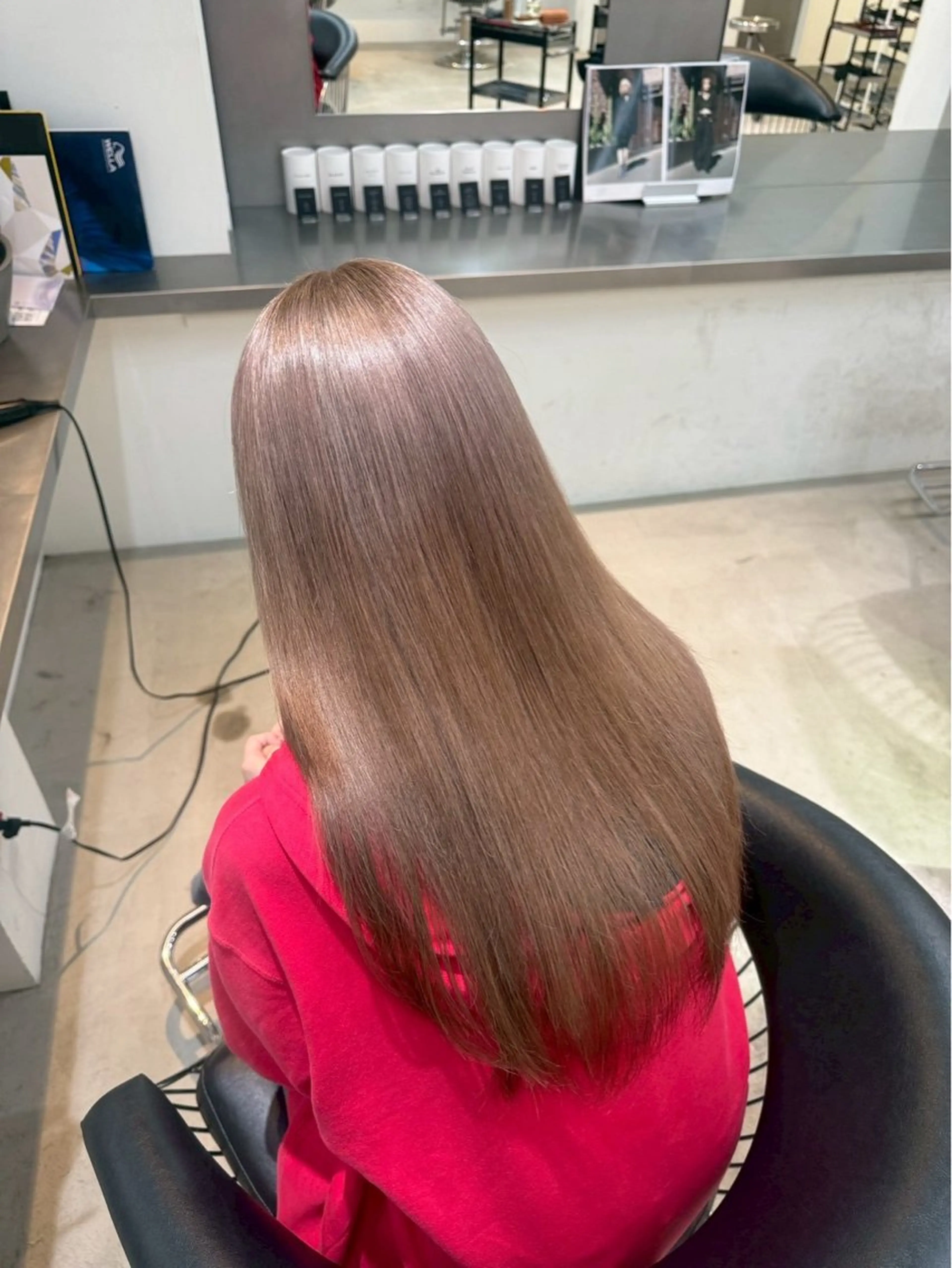 ロング ヘアカラー nanami lucktokyoのヘアスタイル