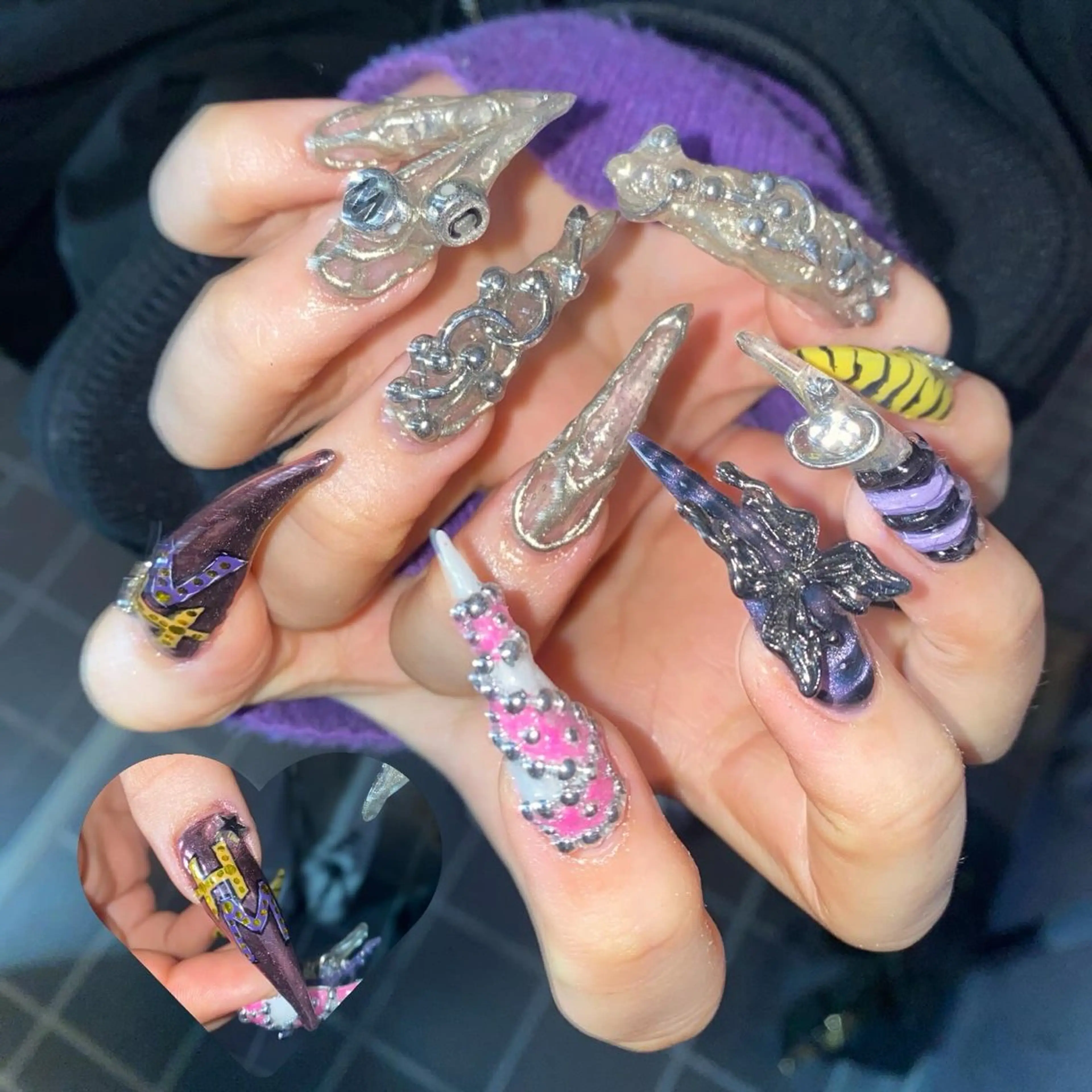 ネイル nano/きもかわ nail🐬🫧のネイルデザイン