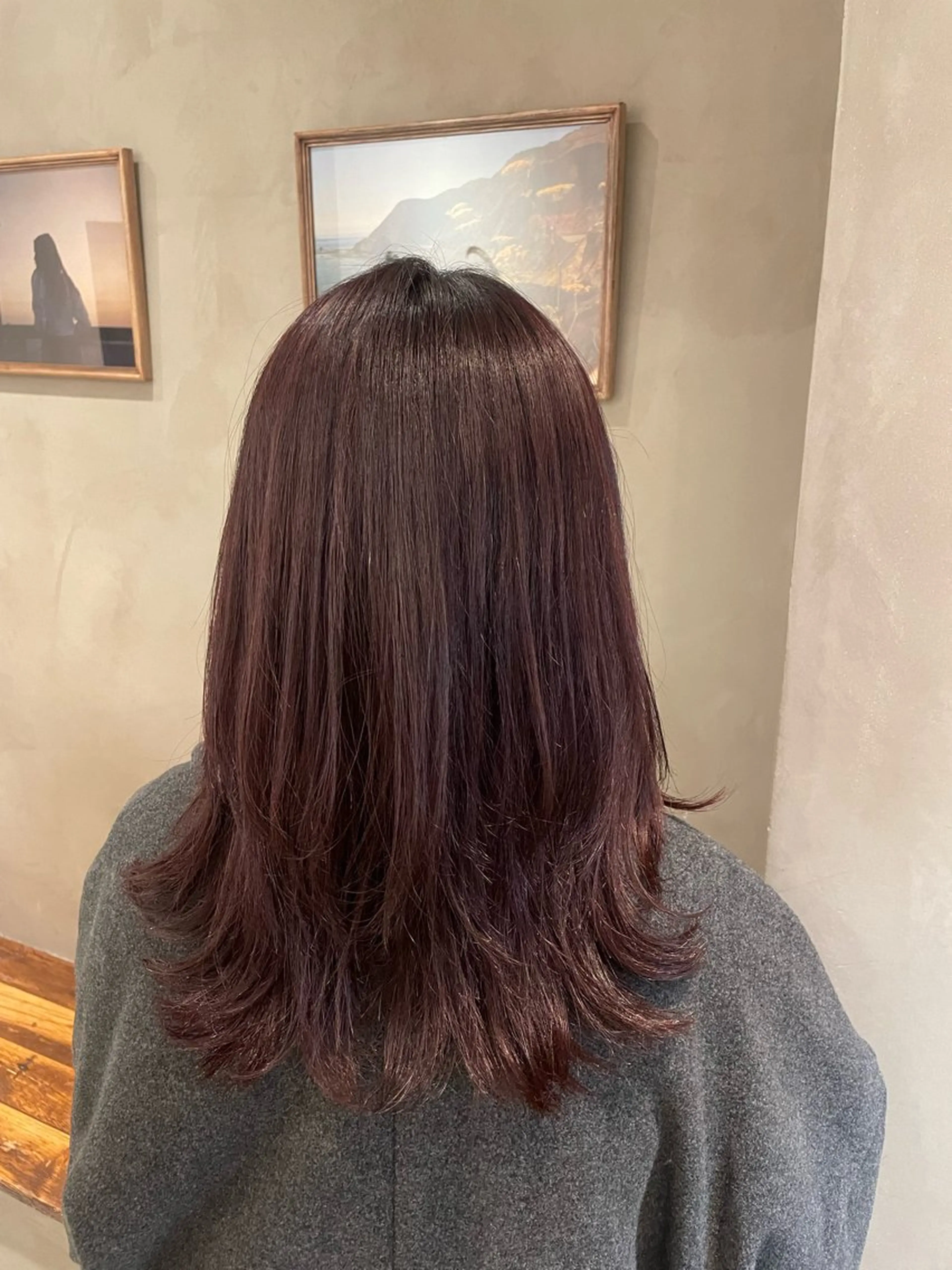 セミロング カラー ヘアカラー トリートメント 新宿 /透明感カラー レイヤー/NANAのヘアスタイル