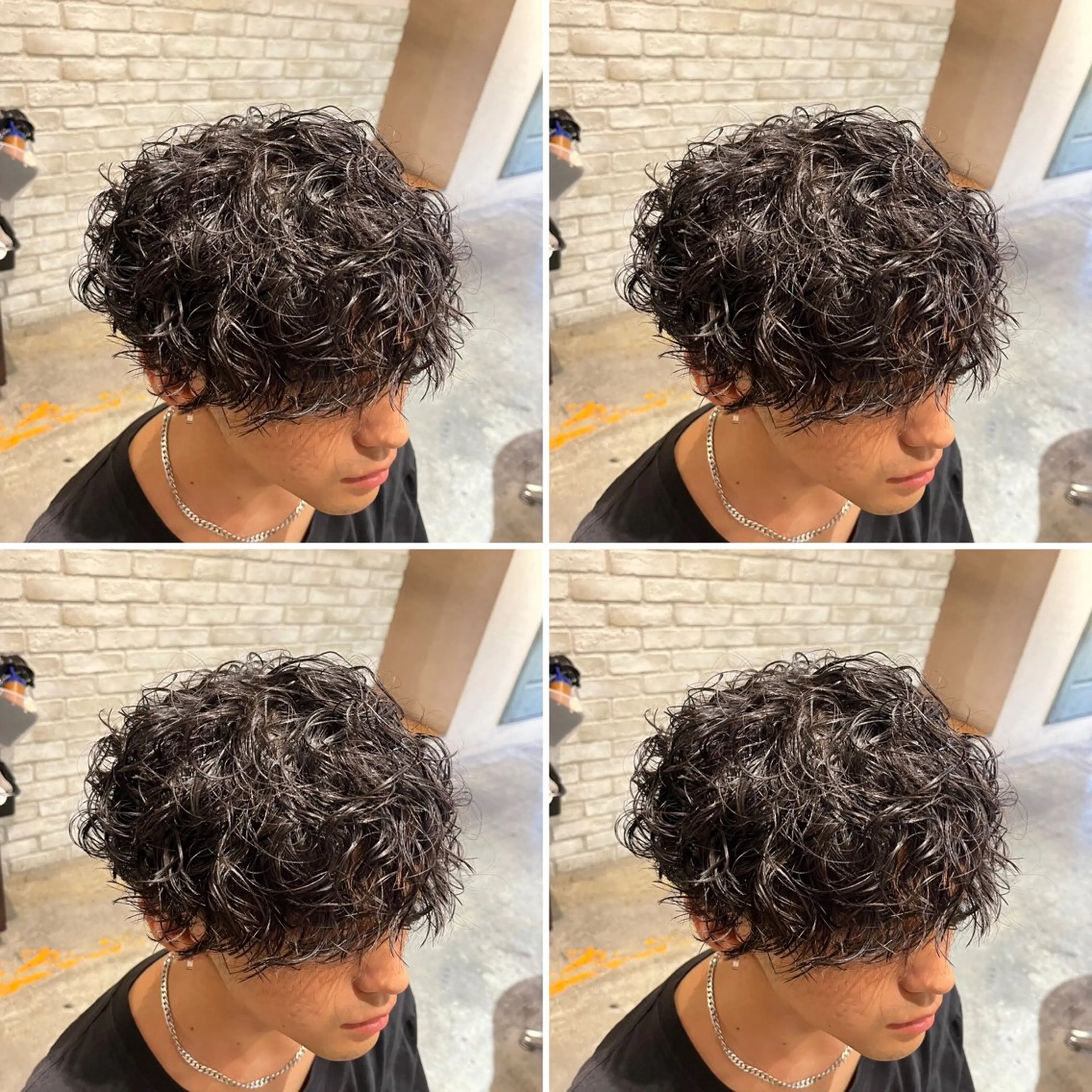パーマ メンズ カット パーマ トリートメント ヘアセット 💈メンズパーマ特化 店長望月謙二郎💈のヘアスタイル