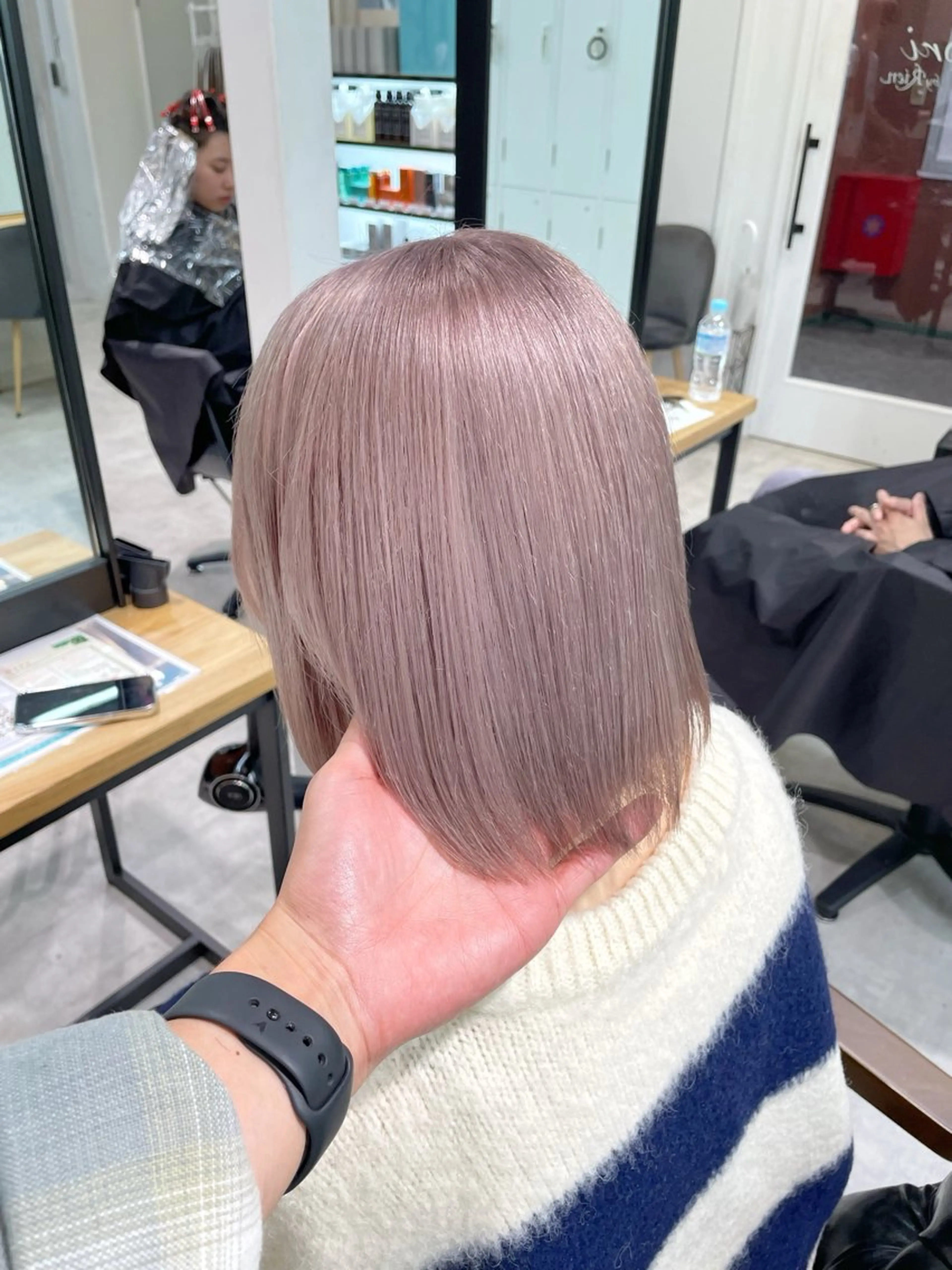 ショート カラー 田中大星 /ボブ 縮毛矯正のヘアスタイル