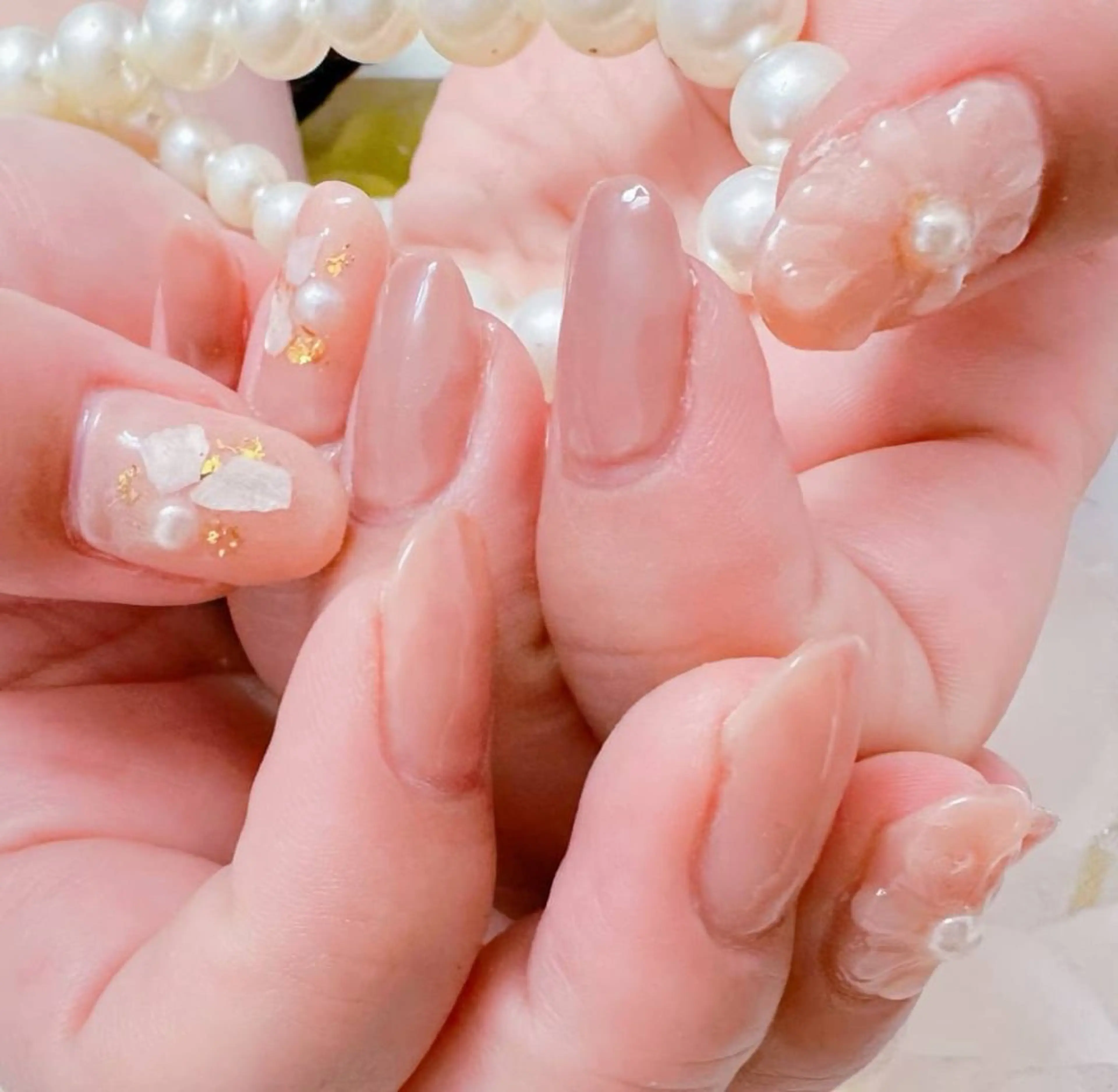 ネイル ジェルネイル 持ち込み パラジェル シンプルネイル LUCIA(ルシア）所属・LUCIA 南柏ネイルサロンのネイルデザイン