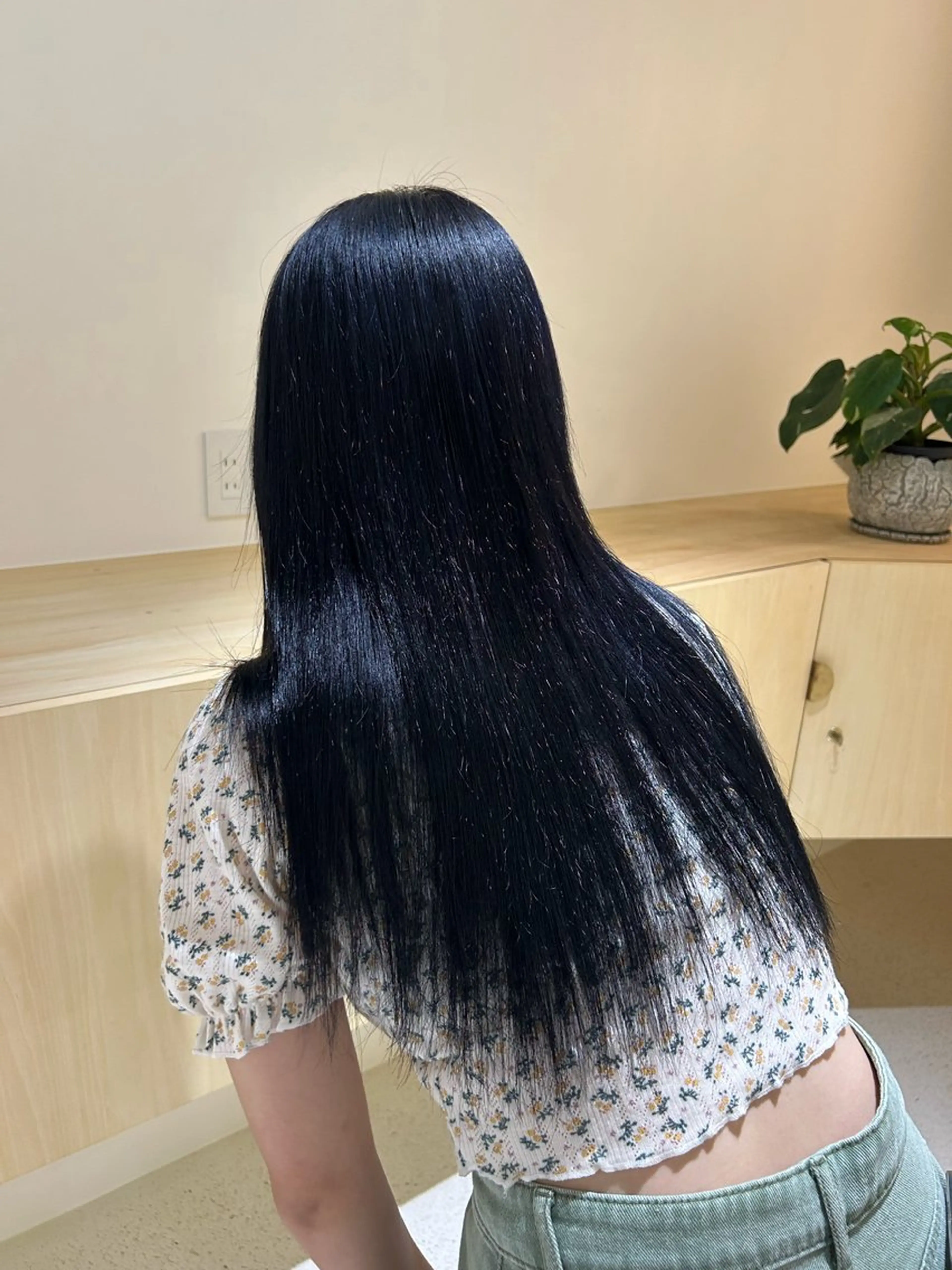 ロング 田中 樹奈のヘアスタイル