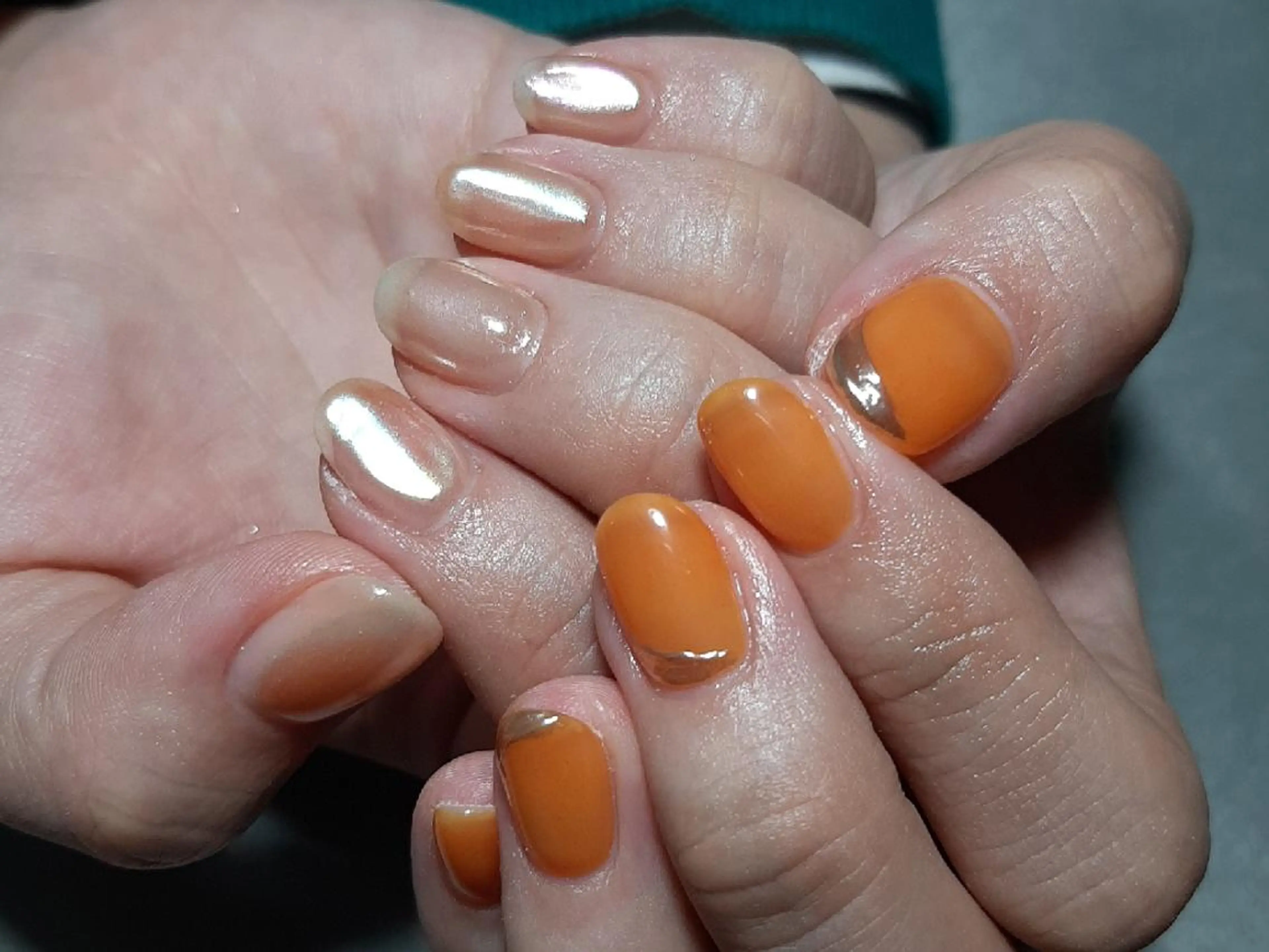 ネイル 氷ネイル・うるうるネイル シンプルネイル ネイリスト やましたのネイルデザイン