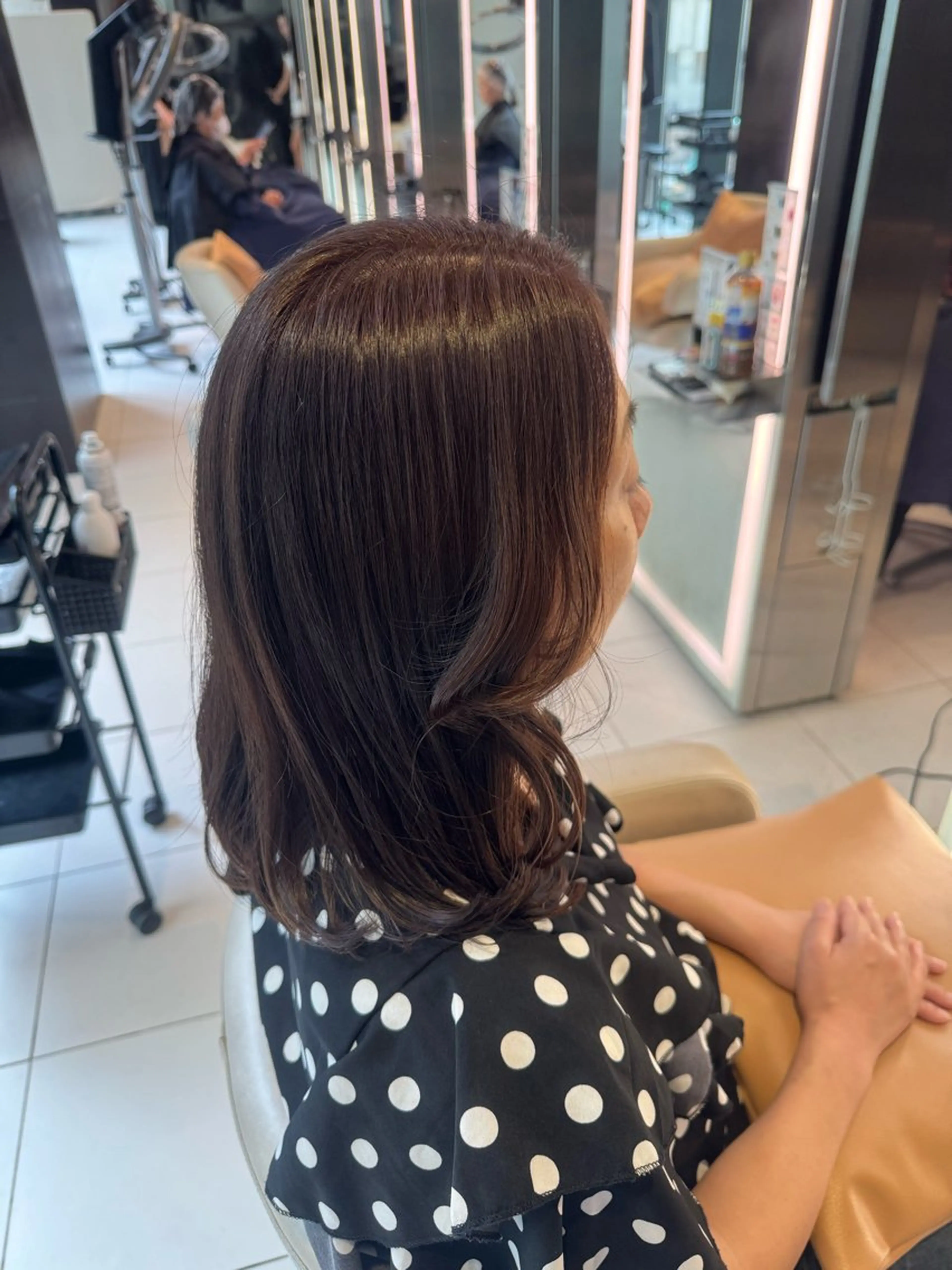 グレイカラー🎀✖️トリートメント🫧‪✖️超音波アイロン🍒の写真