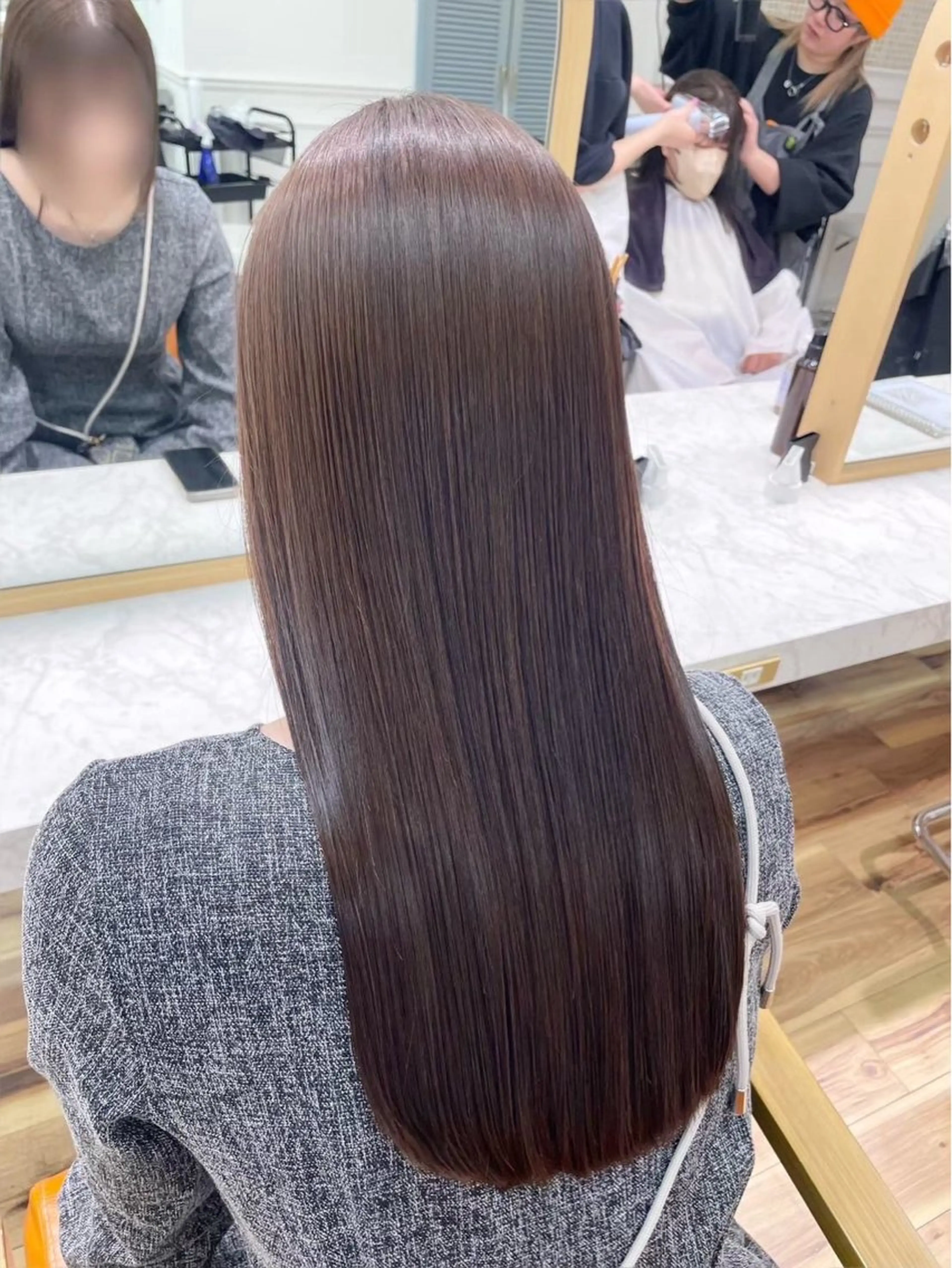 ロング 縮毛矯正 ✨縮毛矯正✨艶髪✨️ 髪質改善✨鴻巣✨️のヘアスタイル