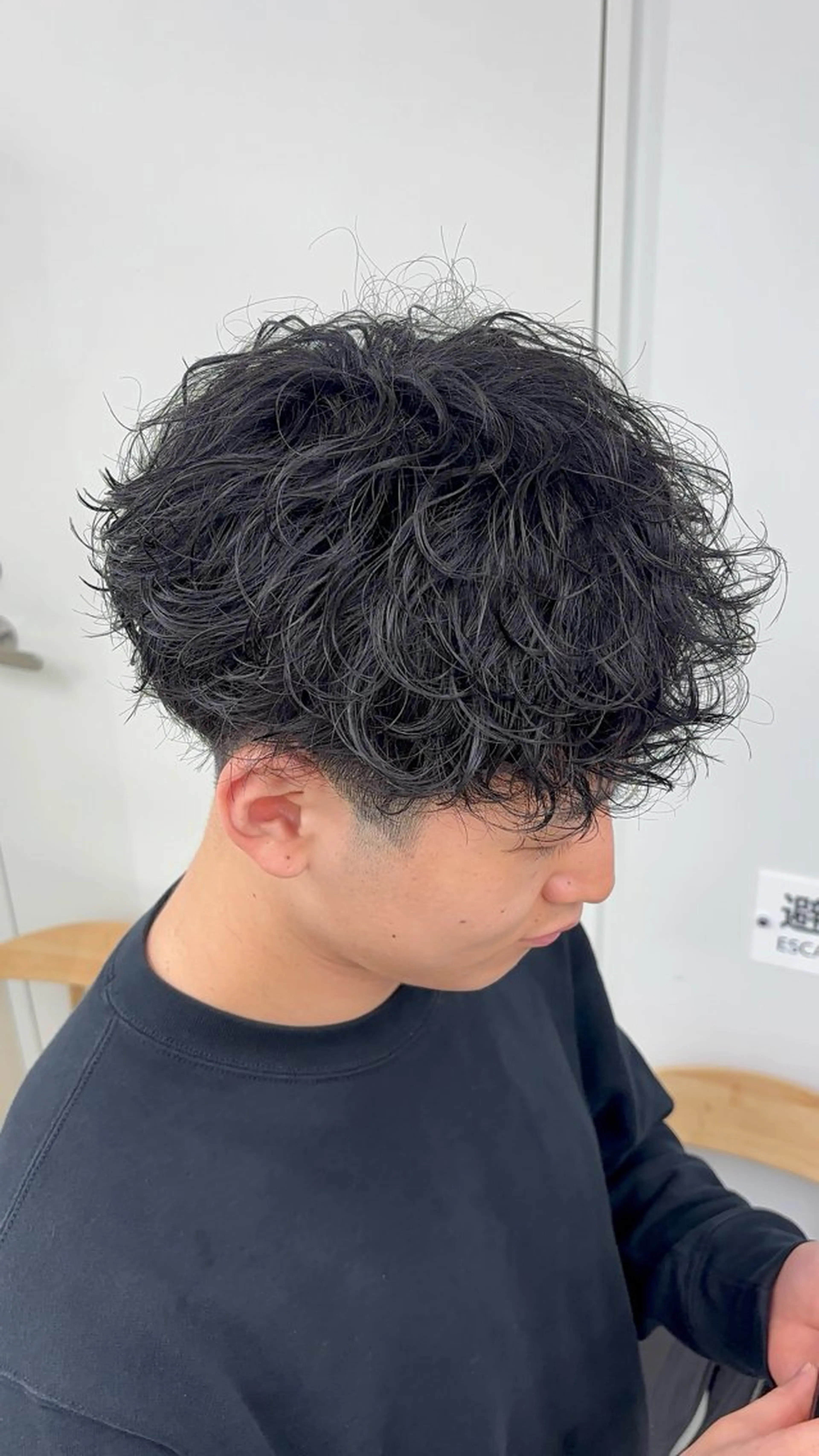 ショート パーマ メンズ カット パーマ 名古屋メンズパーマ /松井生のヘアスタイル