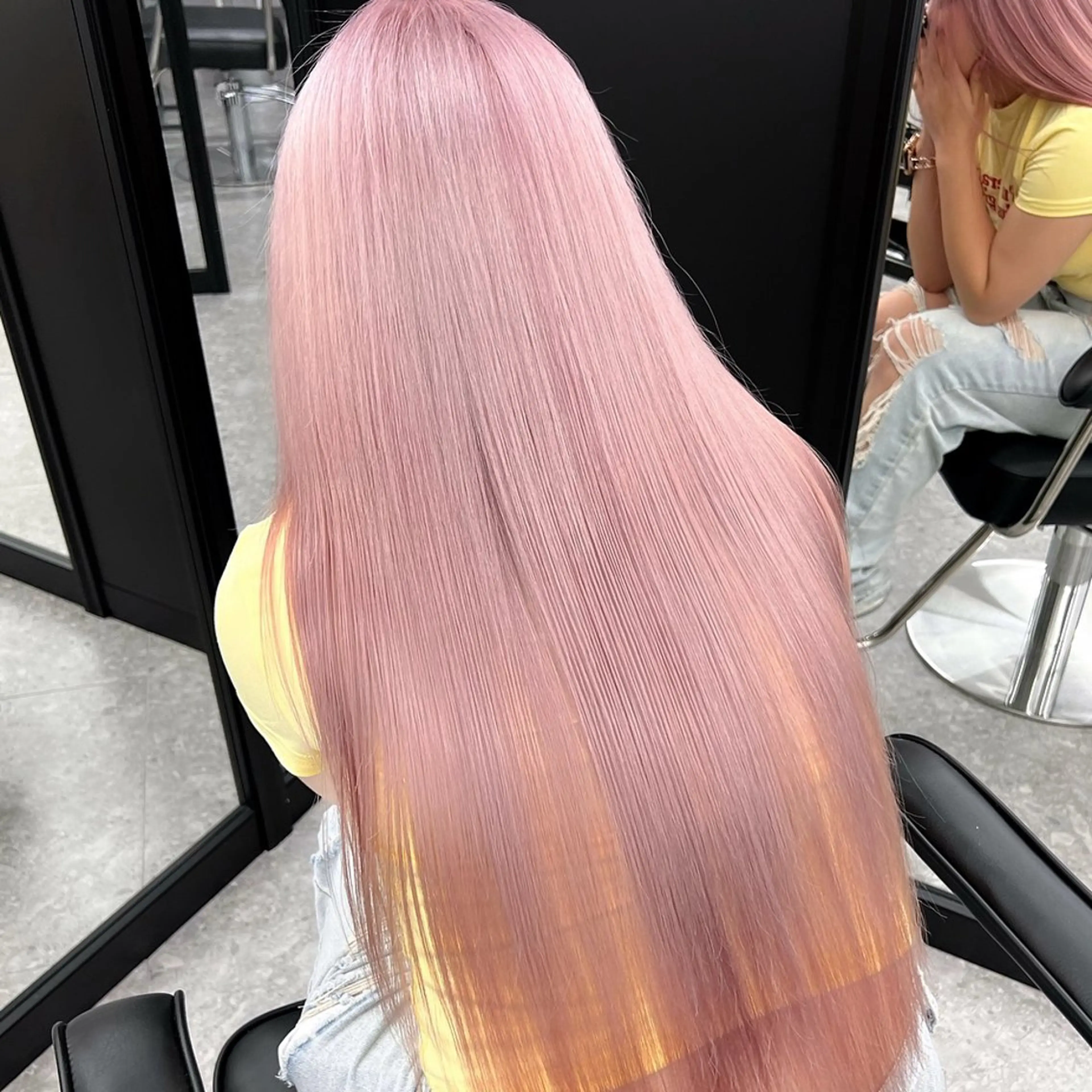 ロング カラー ヘアカラー エクステ 梅田/韓国ヘア/ エクステ🤖ヒナのヘアスタイル