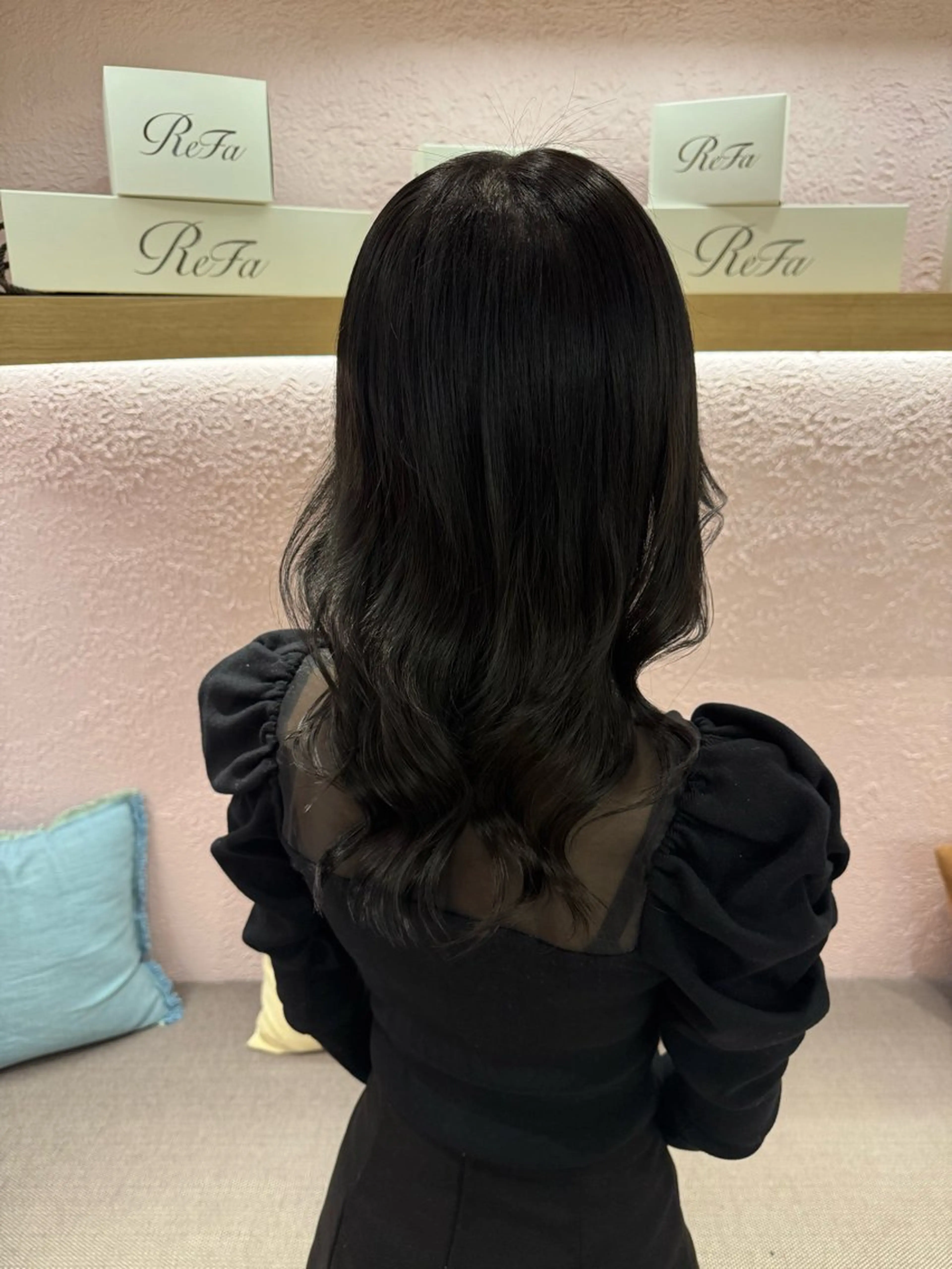 セミロング カラー merc.🦋菱谷 はなのヘアスタイル