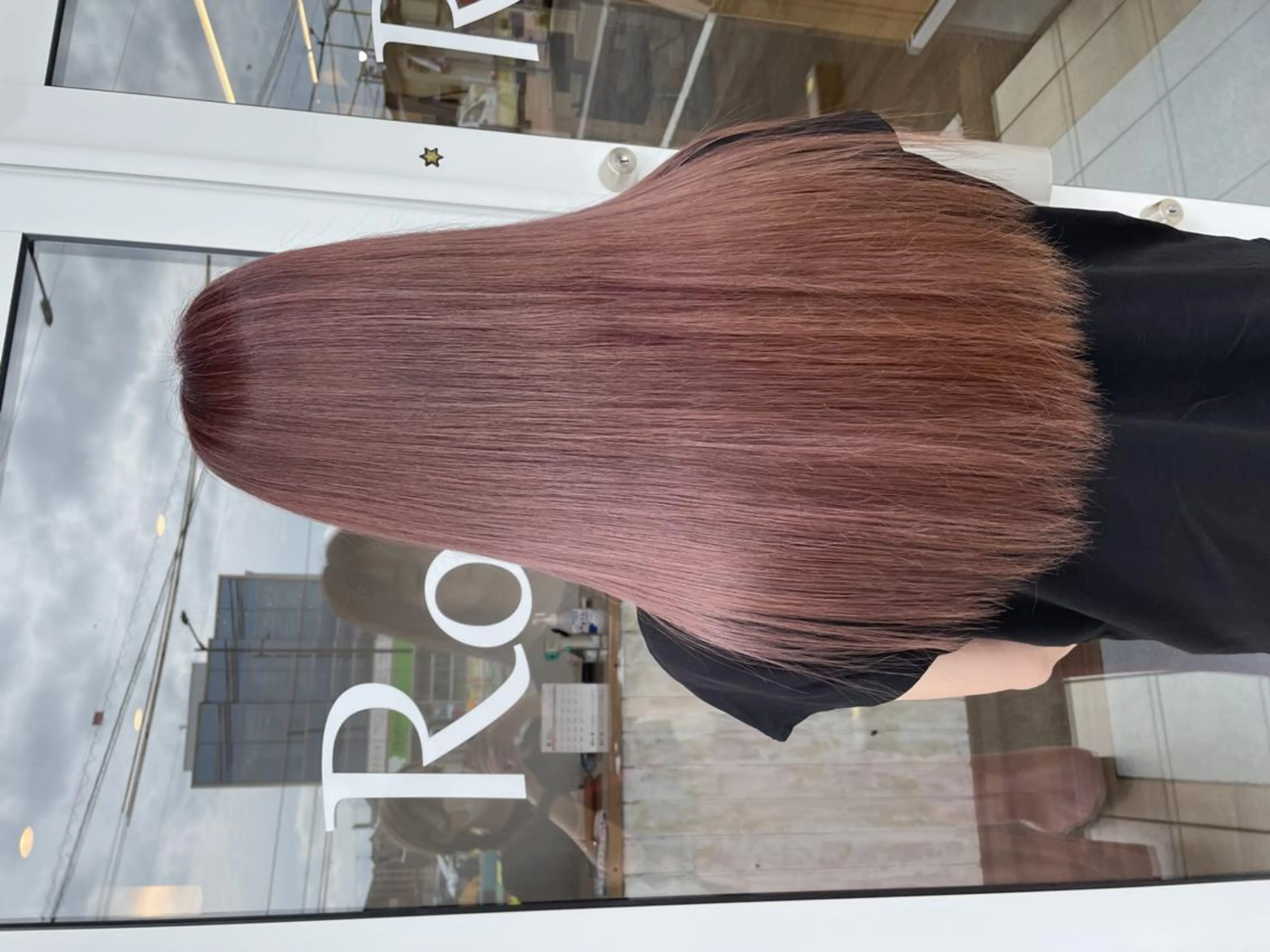 カット＋ケアブリーチ＋髪質改善カラー+トリートメントの写真