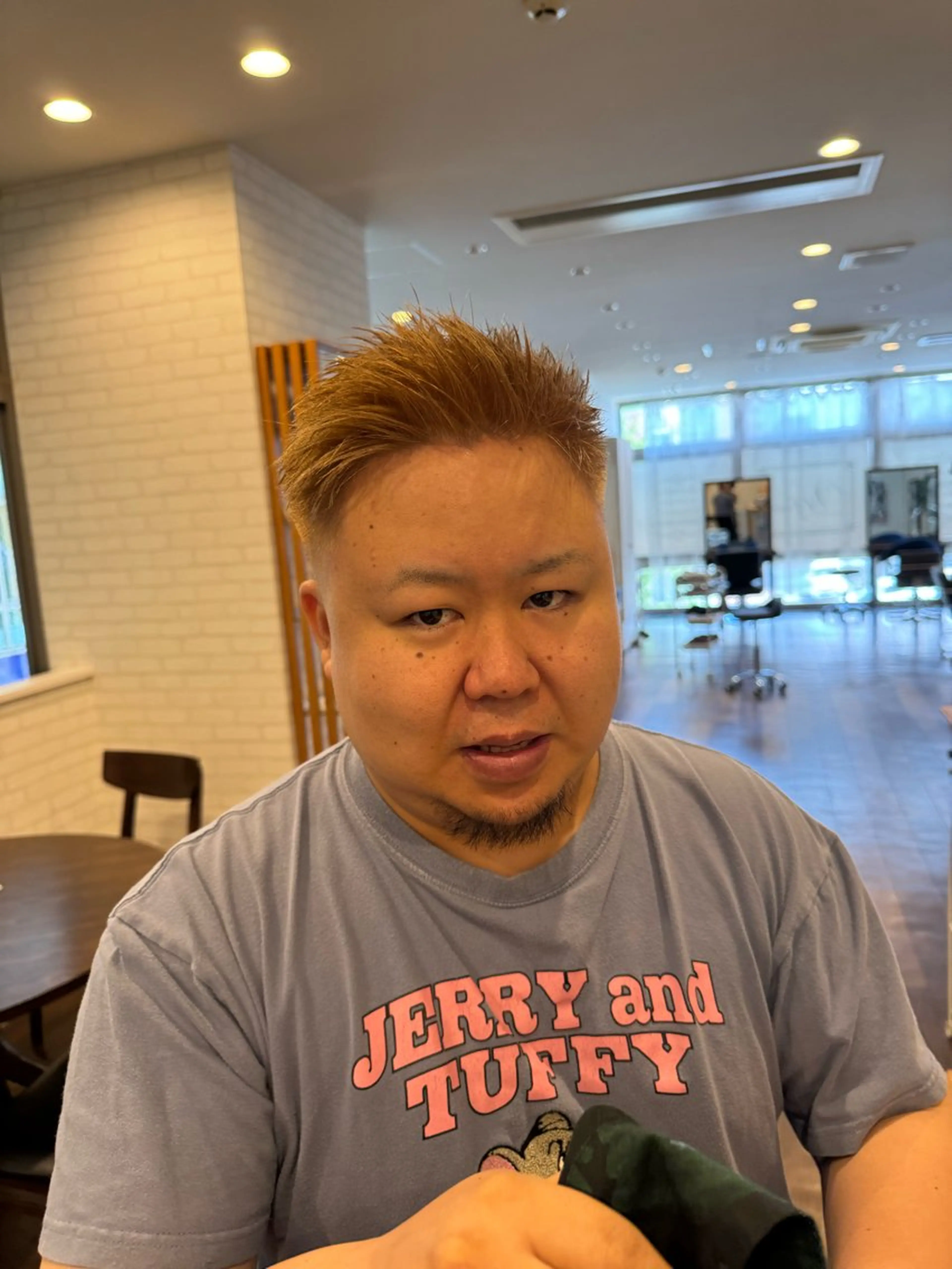 メンズ フェードカット 森永 勝斗のヘアスタイル