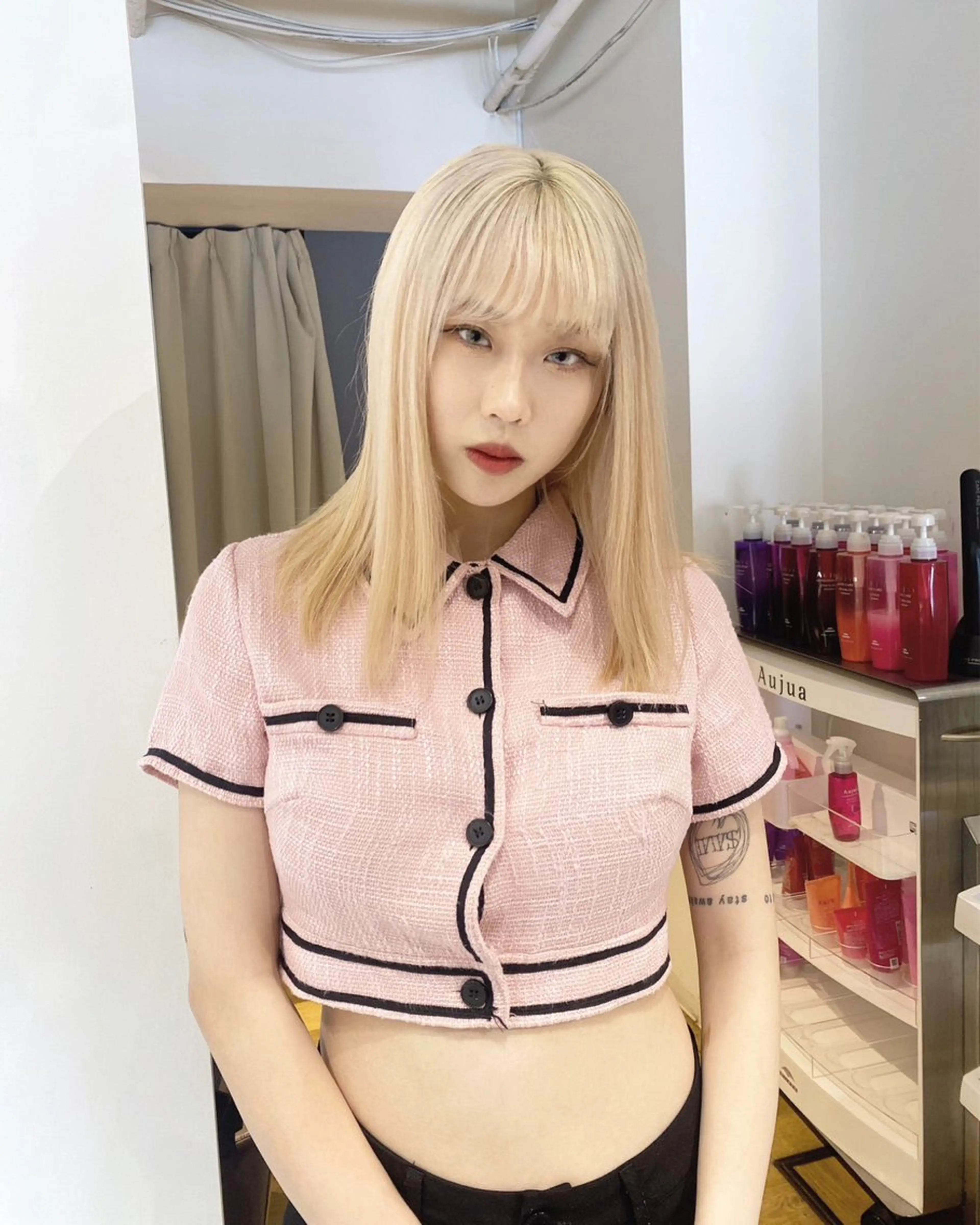 【雰囲気変えたい方必見】ハイブリーチ（ブリーチ2回）+イルミナカラーorアディクシーカラーの写真