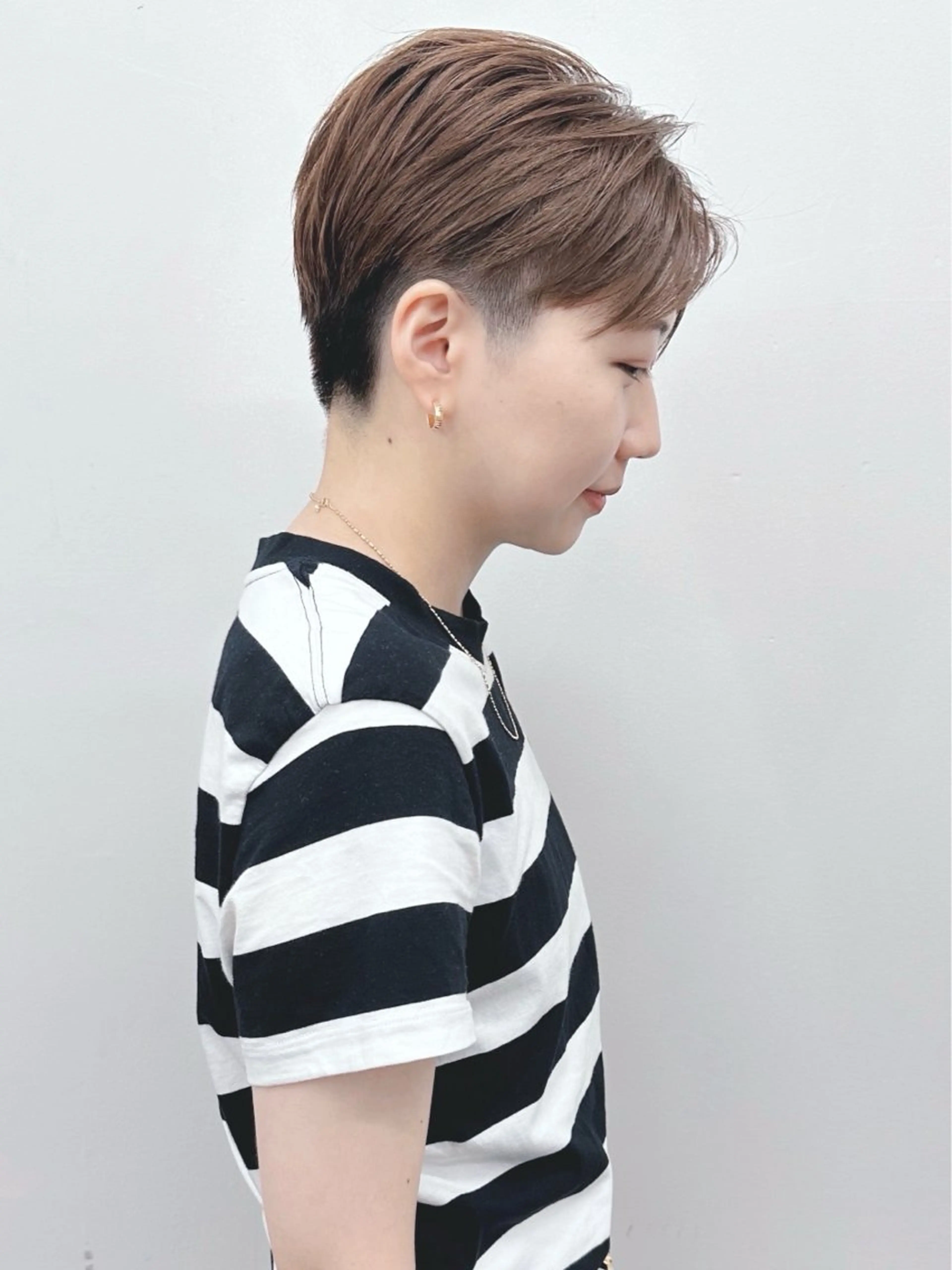 ショート カラー カット ヘアカラー トリートメント ボブ/ゆるふわ ボブパーマ/とういのヘアスタイル