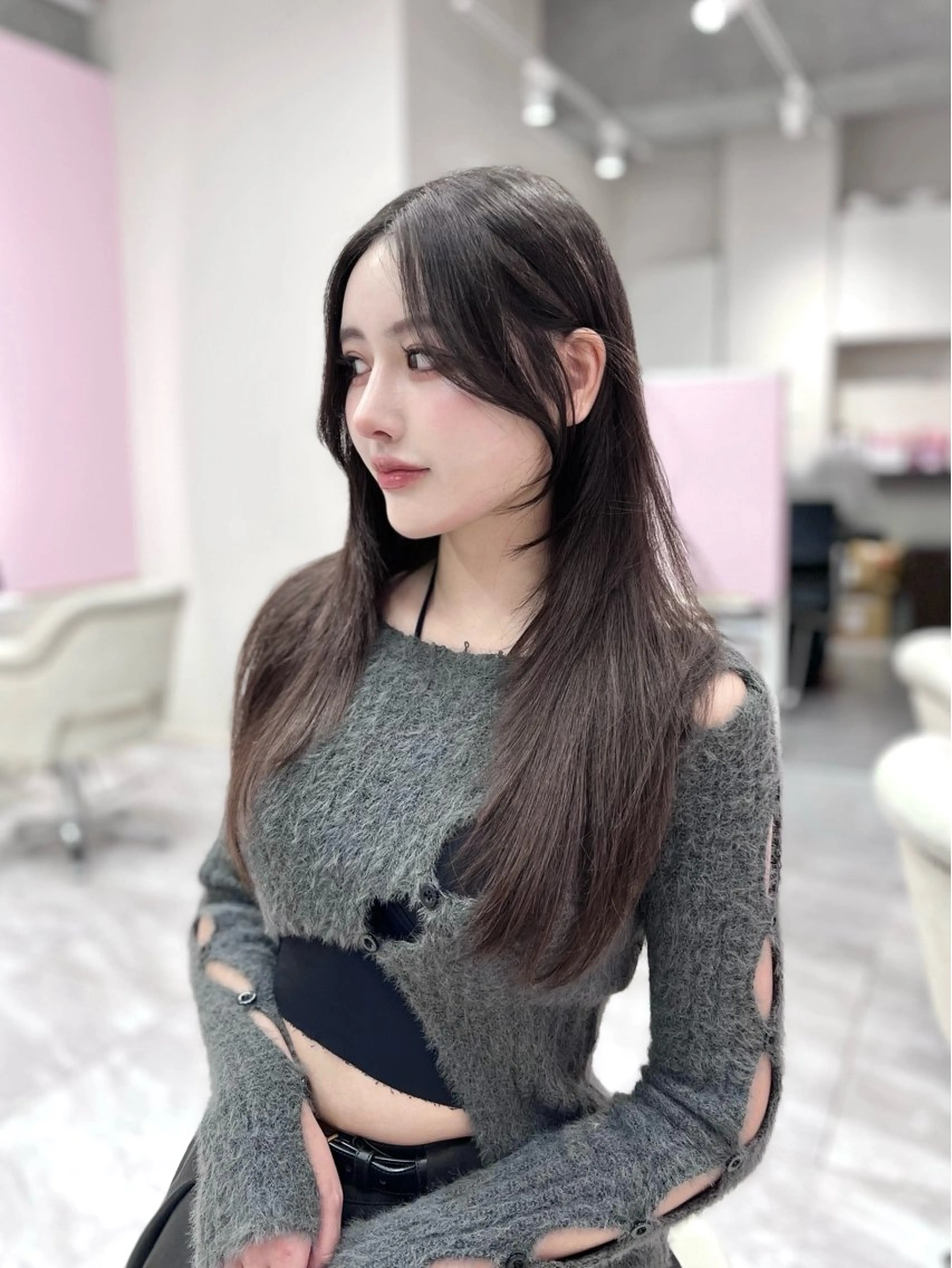 ロング カット トリートメント 韓国/縮毛矯正/ カンタのヘアスタイル