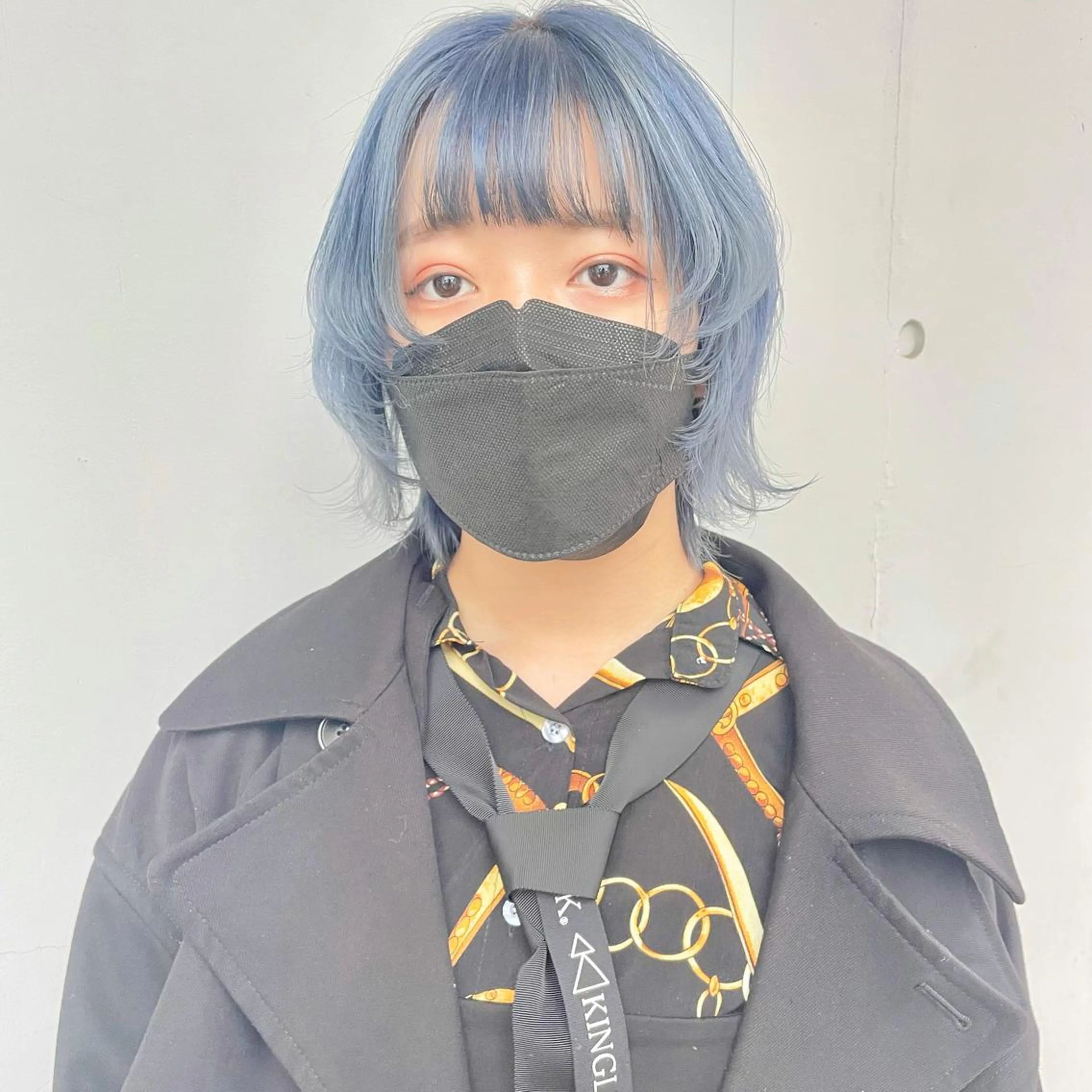 ショート カラー アディクシーカラー ブリーチ ブルーカラー ケアブリーチ ダブルカラー ヘアカラー トリートメント もにか🌞原宿/渋谷 🌝ブリーチカラーのヘアスタイル