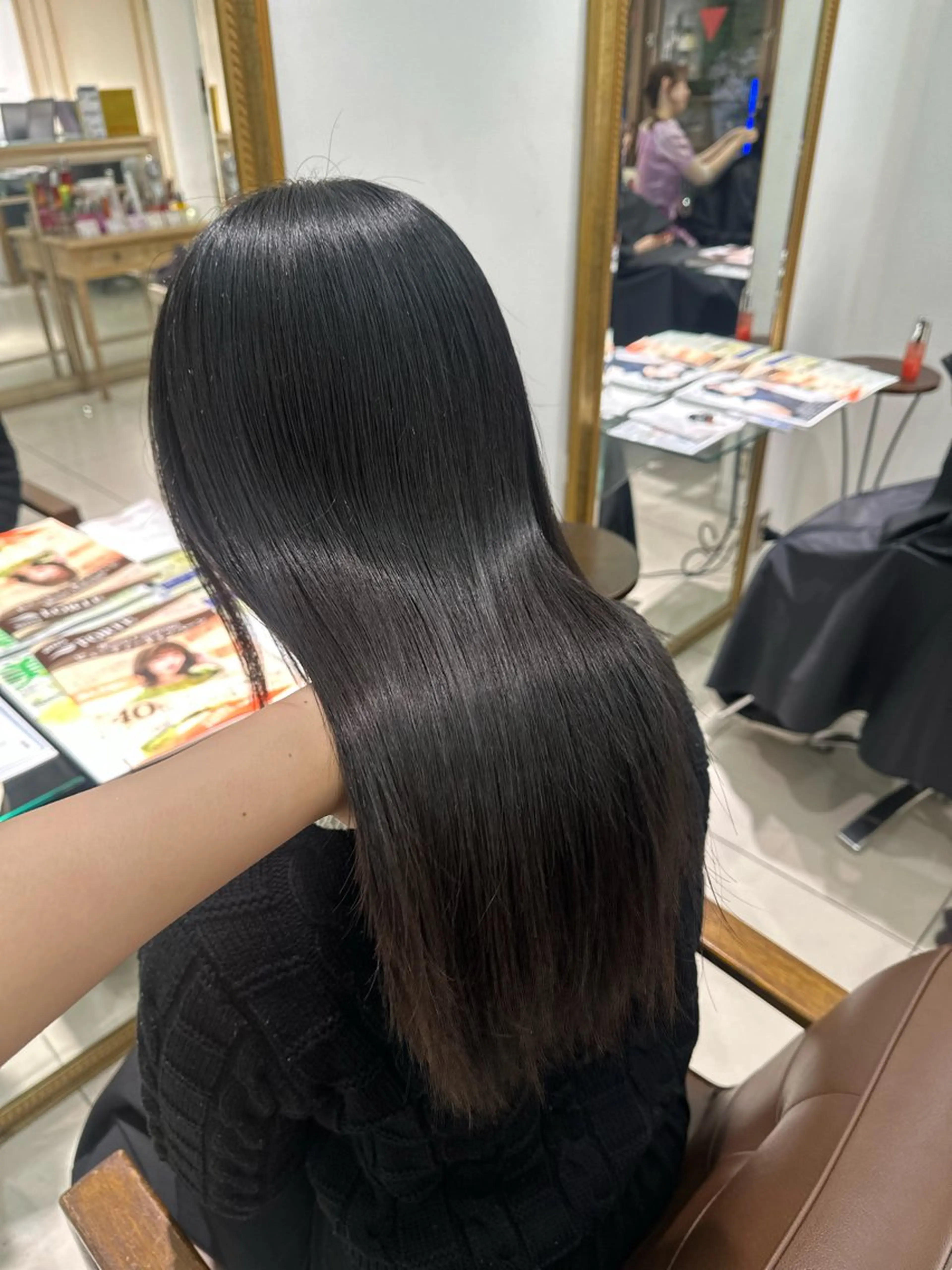 ロング 髪質改善 トリートメント トリートメント 髪質改善艶カラー🩶 Nanako ⟡.·のヘアスタイル