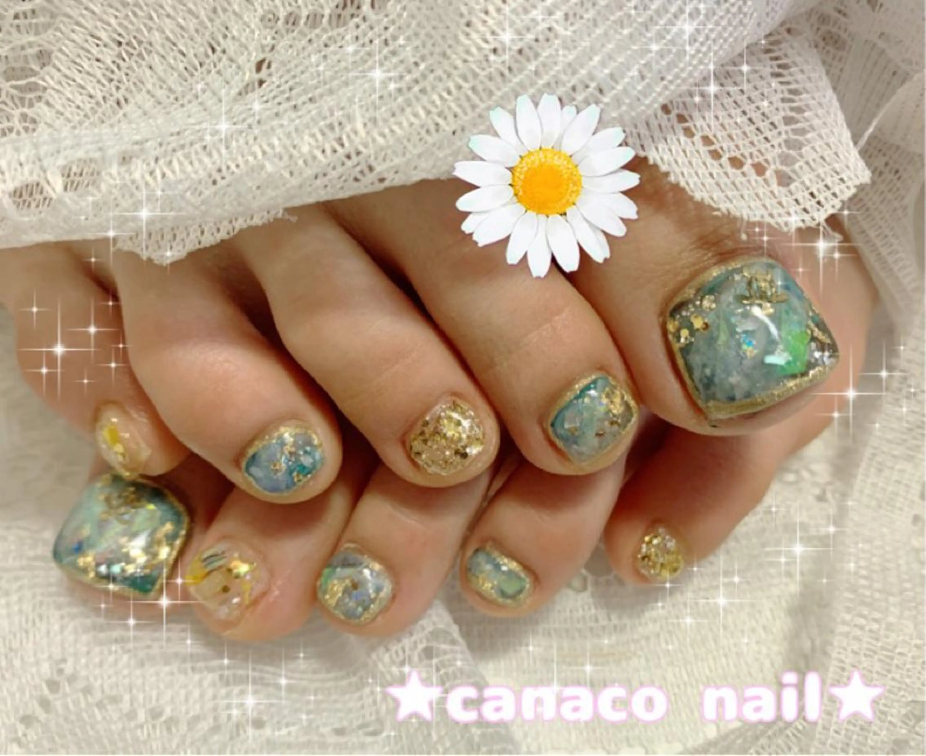 ネイル フットネイル ニュアンスネイル ベテランネイル cnc nailのネイルデザイン