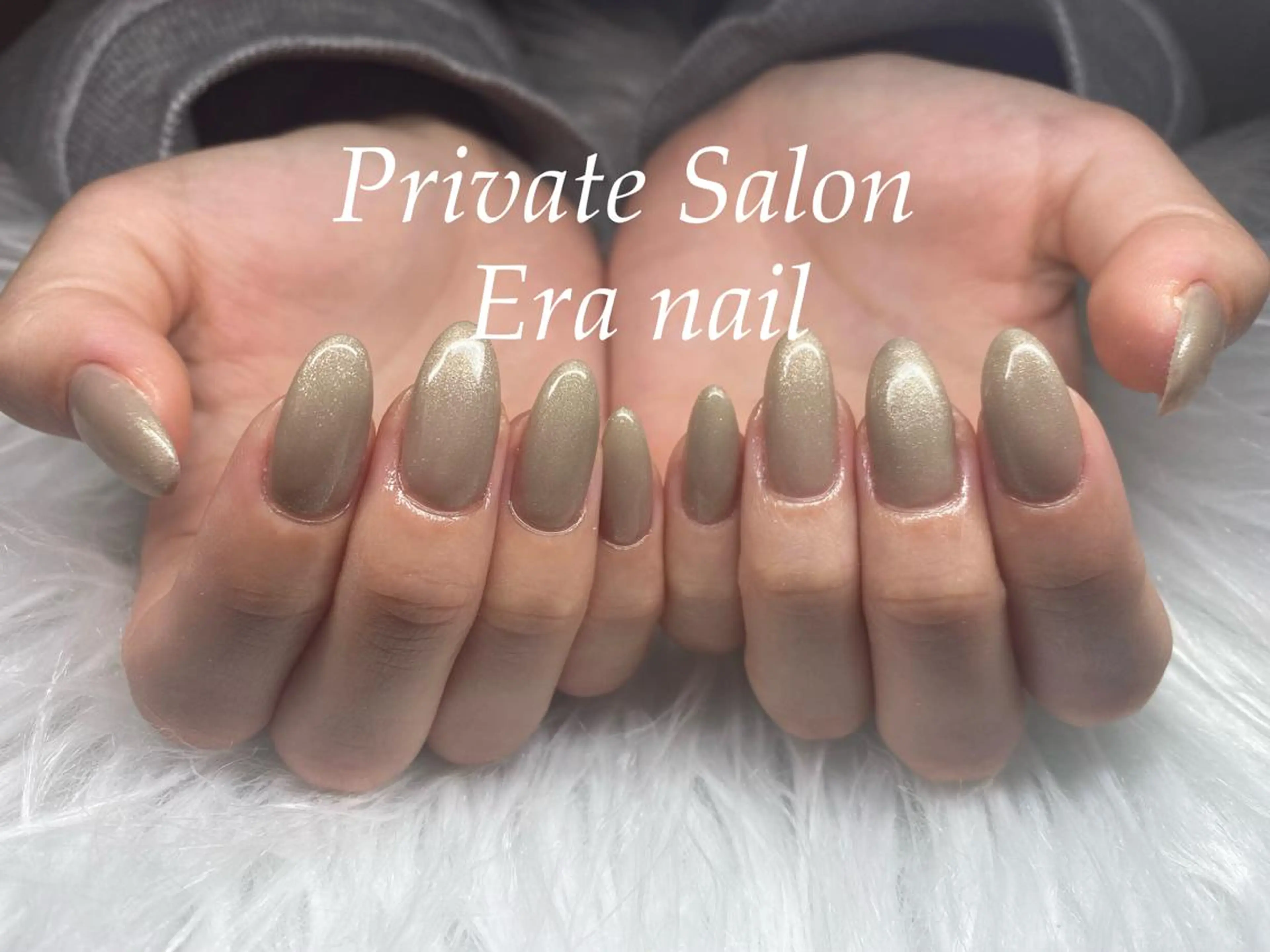 ネイル ラメ(グリッター) ワンカラーネイル ハンドネイル Era nailのネイルデザイン