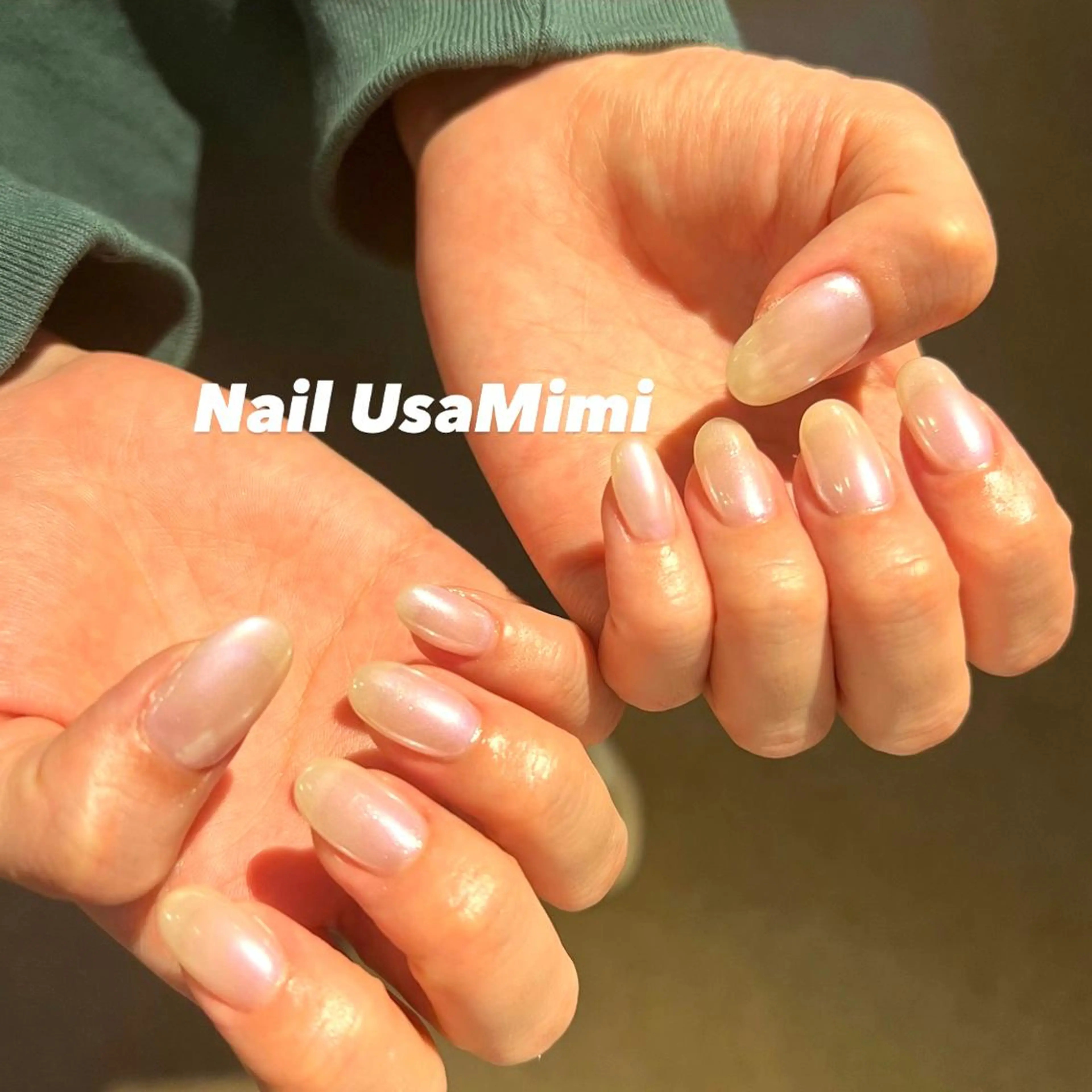 ネイル フットネイル ジェルネイル キラキラネイル マグネットネイル 持ち込み 本町ネイルNail UsaMimiのネイルデザイン