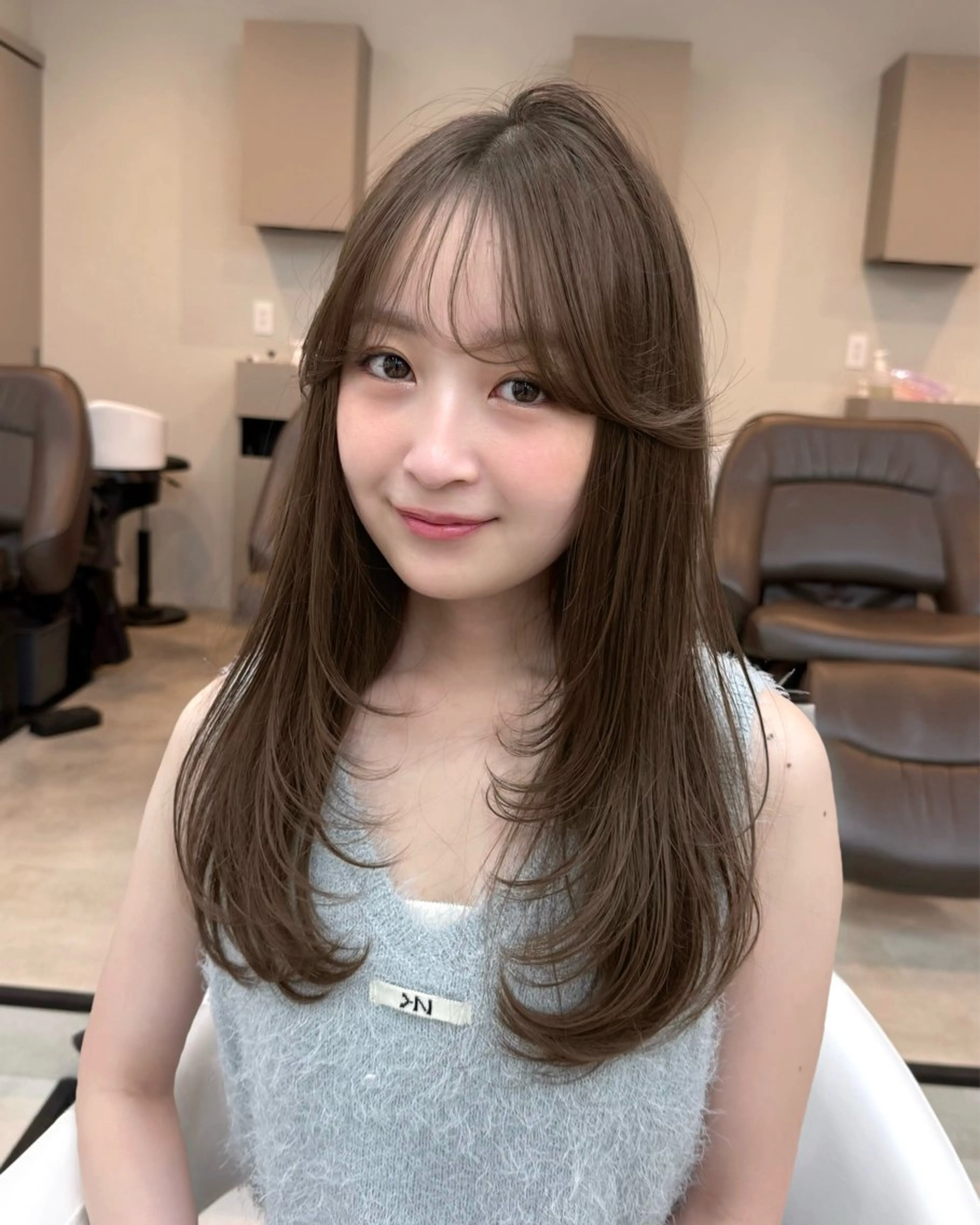 セミロング レイヤーカット ボブ/レイヤー /sora🌙✨️のヘアスタイル